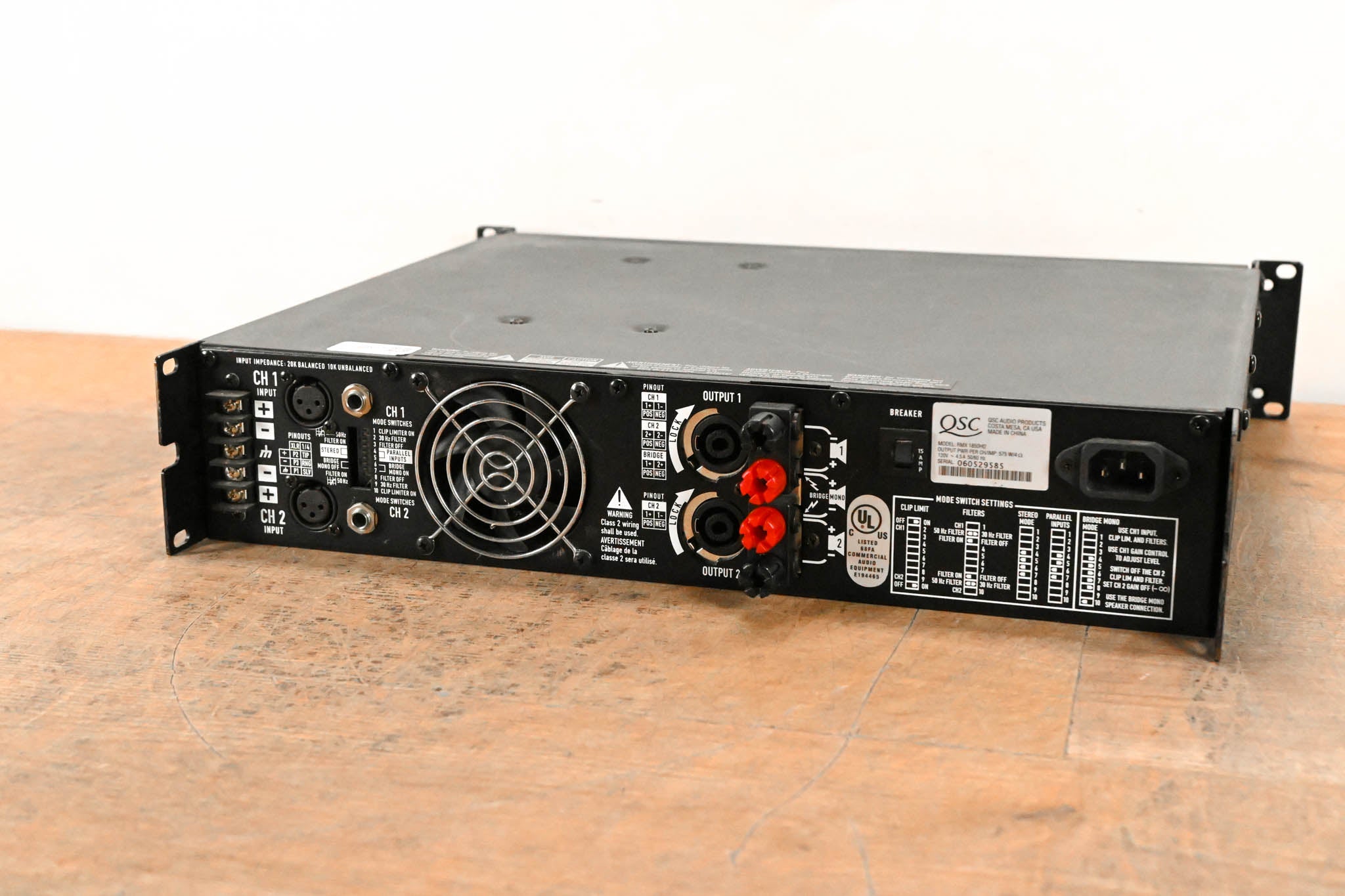 QSC RMX1850HD 2-Channel Power Amplifier