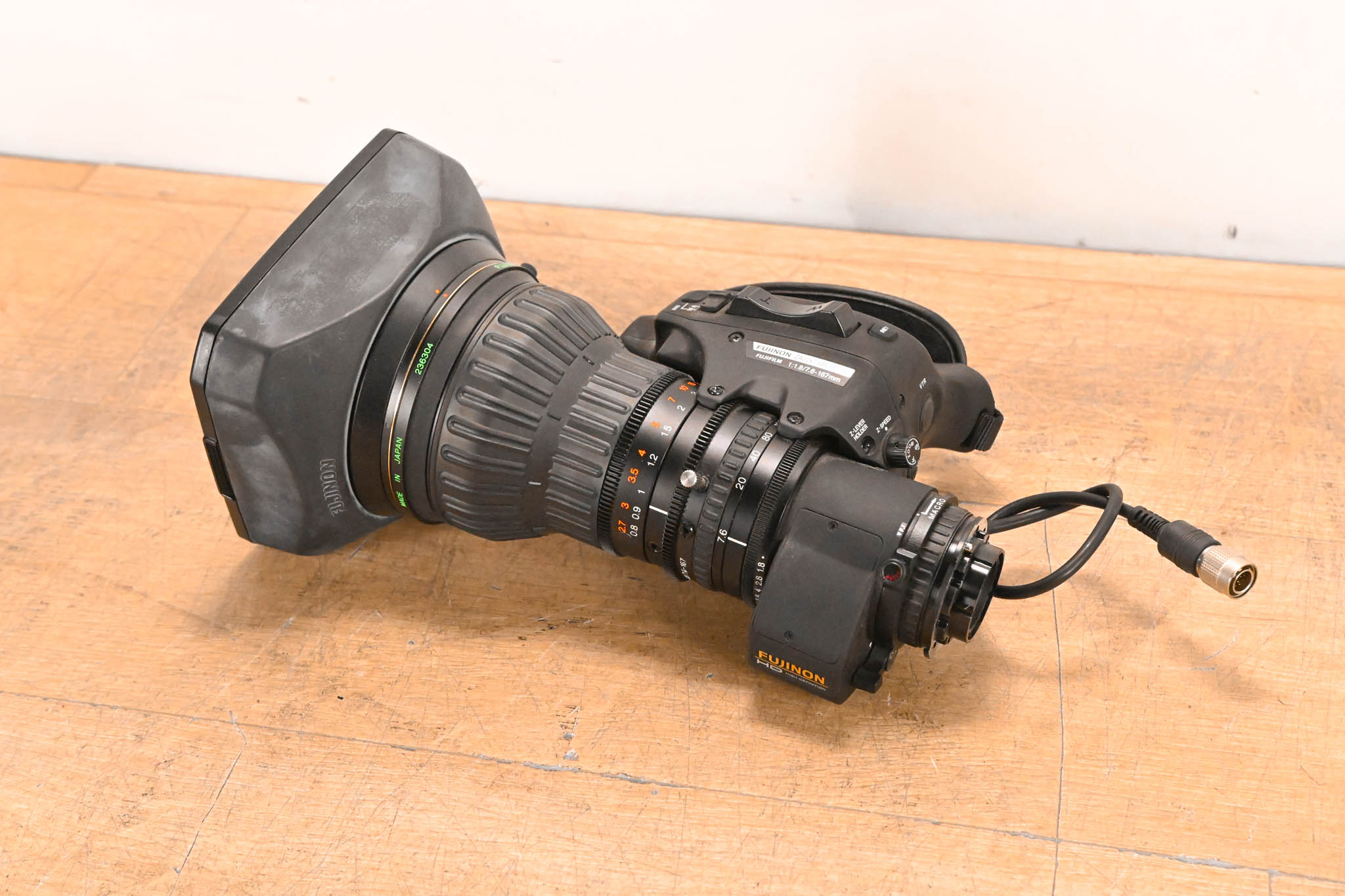 Fujinon ZA22x7.6BERD-S6 Broadcast Lens 1:1.8/7.6-167mm