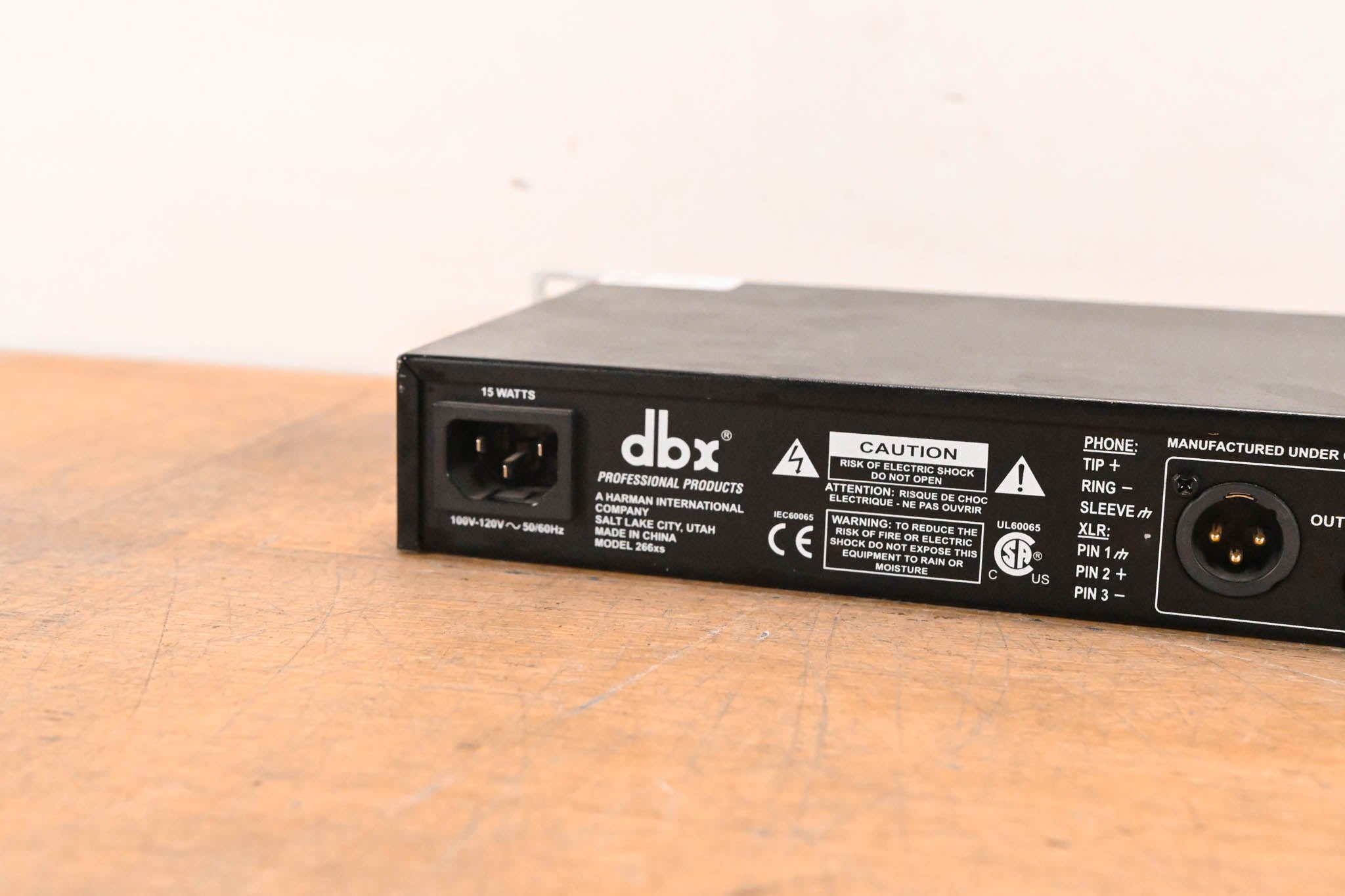 dbx 266xs 2-Channel Compressor/Gate
