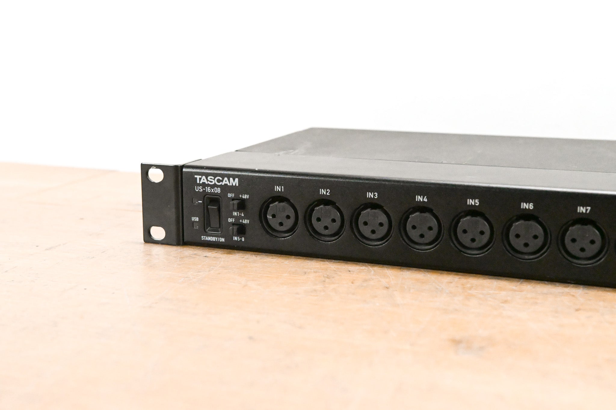 TASCAM US-16x08 16-in/8-out USB Audio/MIDI Interface (NO POWER SUPPLY)
