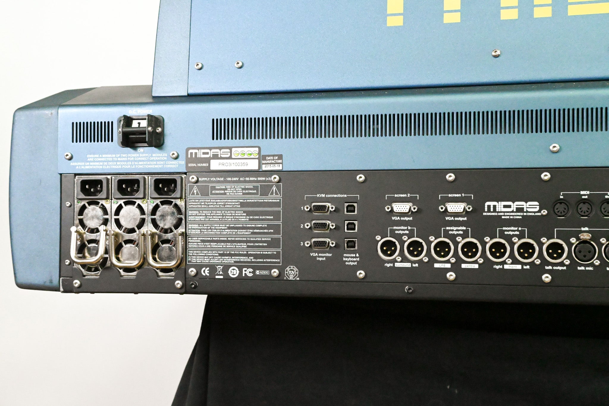 Midas PRO6 64-Channel Digital Console with DL371 Audio System Engine