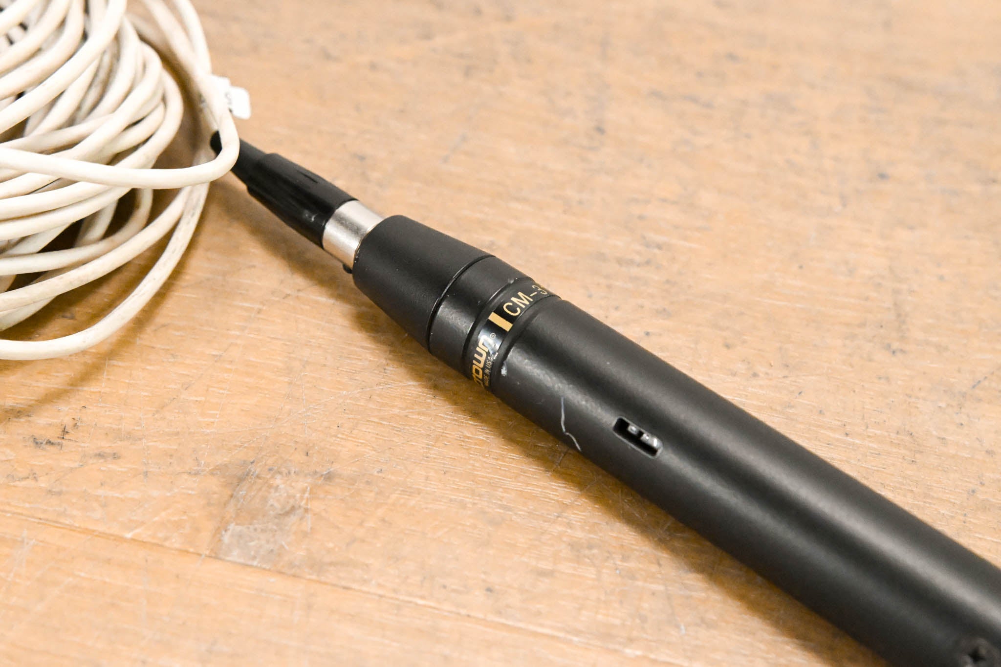 Crown CM-31W Mini Supercardioid Condenser Hanging Mic w/ Inline Preamp