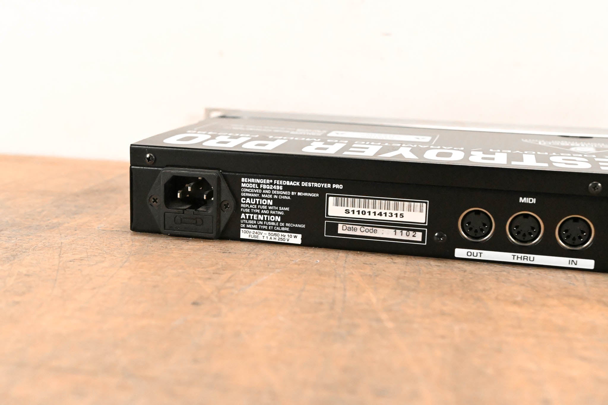 Behringer FBQ2496 Feedback Destroyer PRO Feedback Destroyer