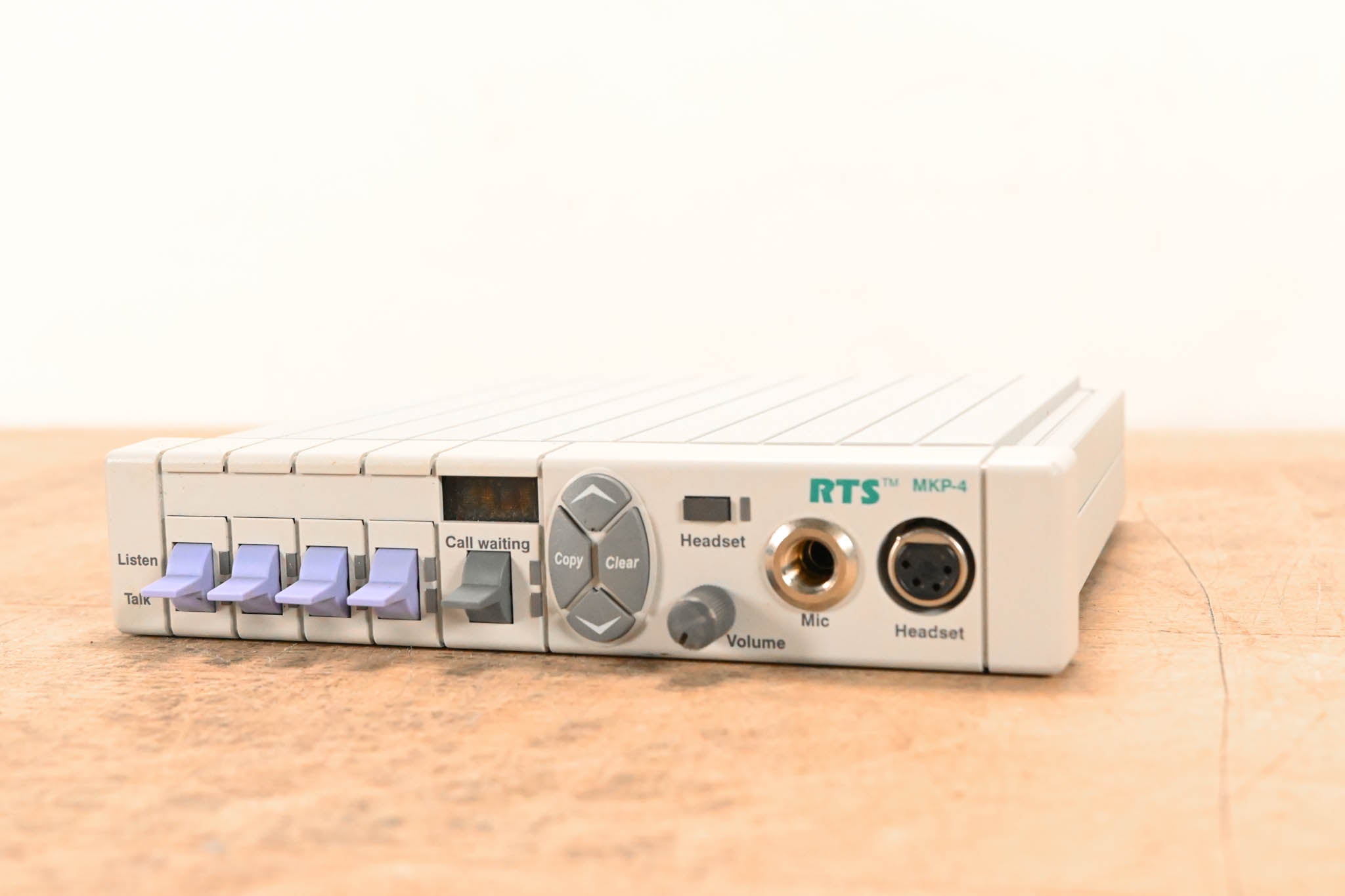 RTS MKP-4 4-Position Rackmount/Desktop Keypanel  - 4 pin