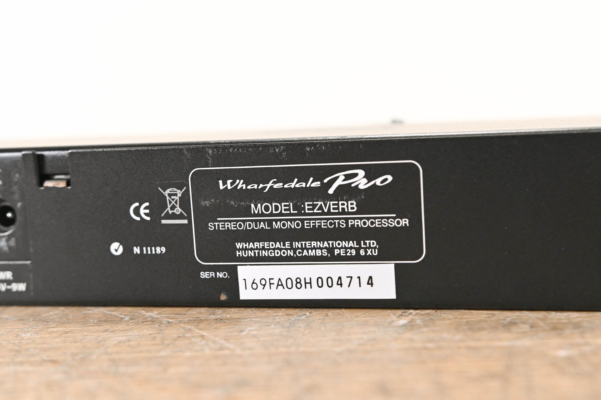 Wharfedale Pro EZVERB Programmable Effects Processor (NO POWER SUPPLY)