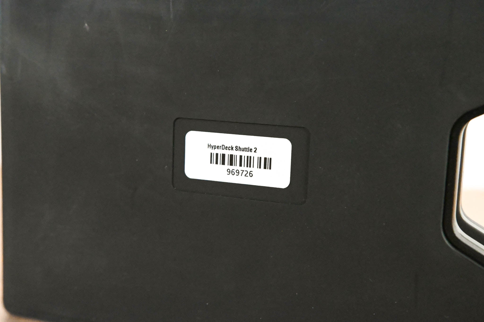 Blackmagic Design HyperDeck Shuttle 2 SSD Video Recorder NO POWER SUPPLY
