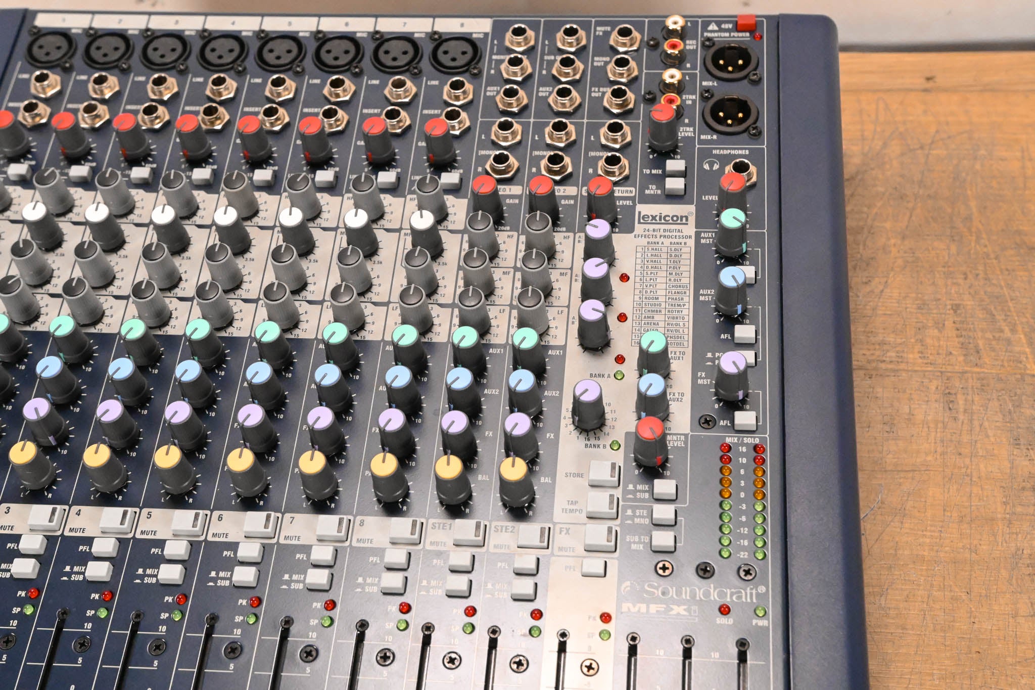 Soundcraft MFXi 8-Channel Analog Mixer with Effects
