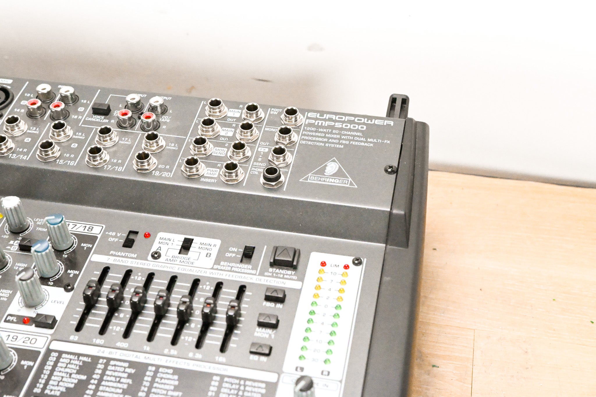 Behringer EuroPower PMP5000 1200W 20-Channel Powered Mixer