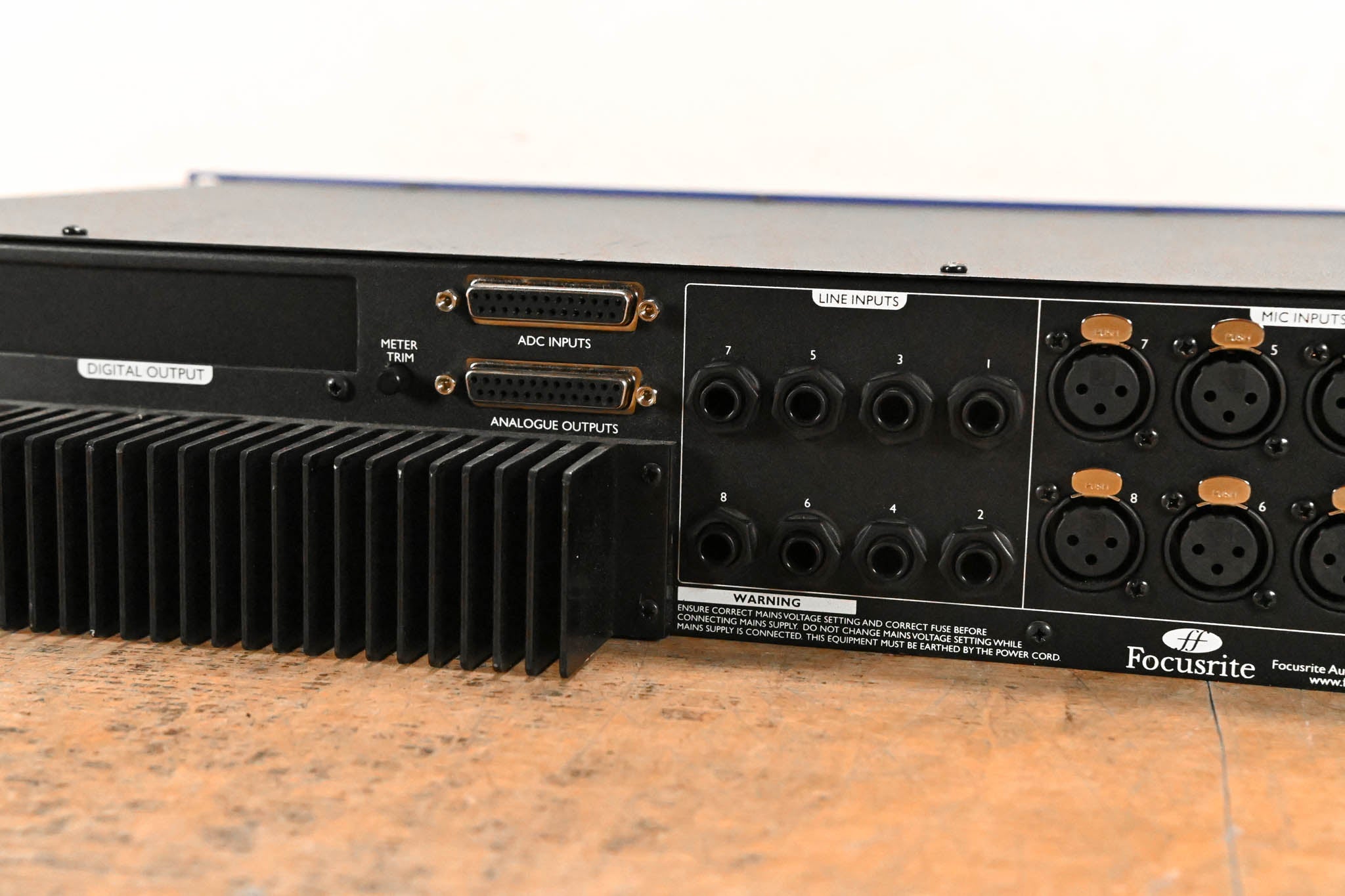 Focusrite ISA828 8-Channel Microphone Preamplifier