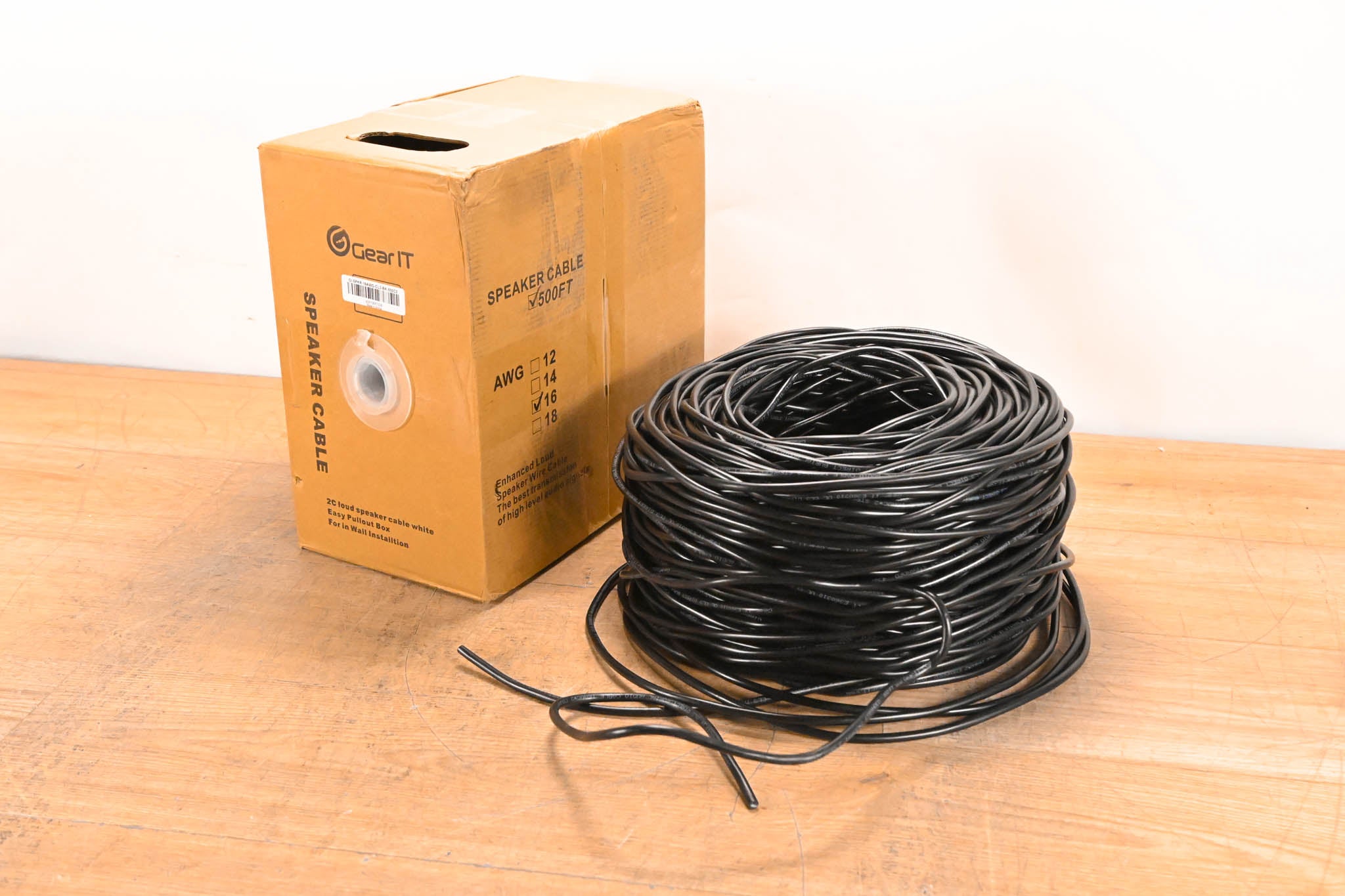GearIT 16/2 16AWG CL3 In-Wall / Direct Burial Speaker Wire - 500'