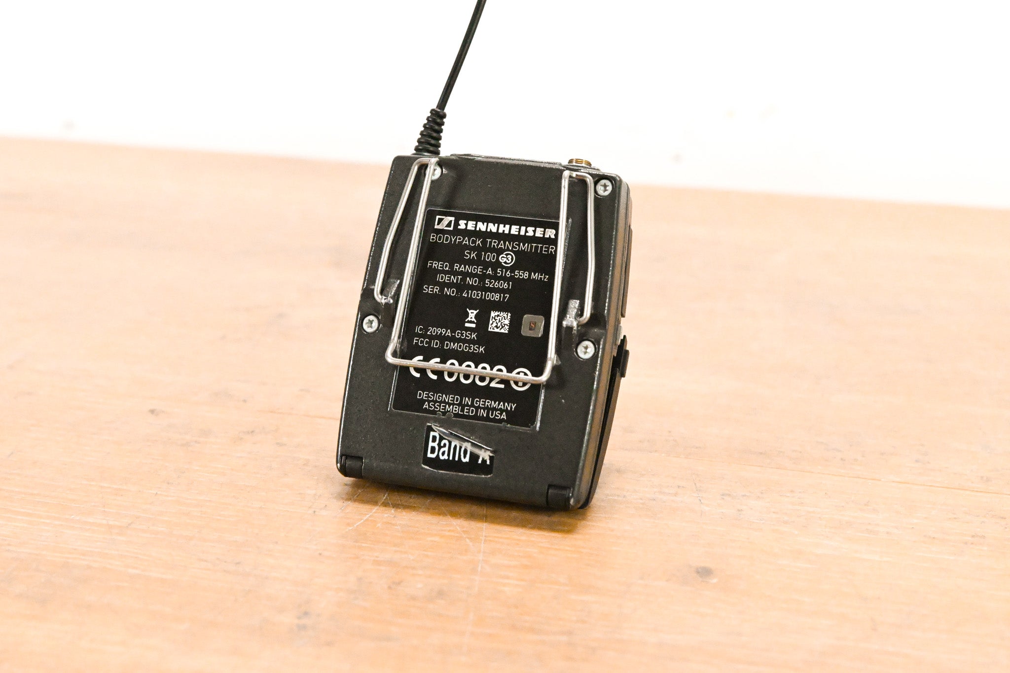 Sennheiser SK 100 G3 Wireless Bodypack Transmitter A Range: 516-558 MHz