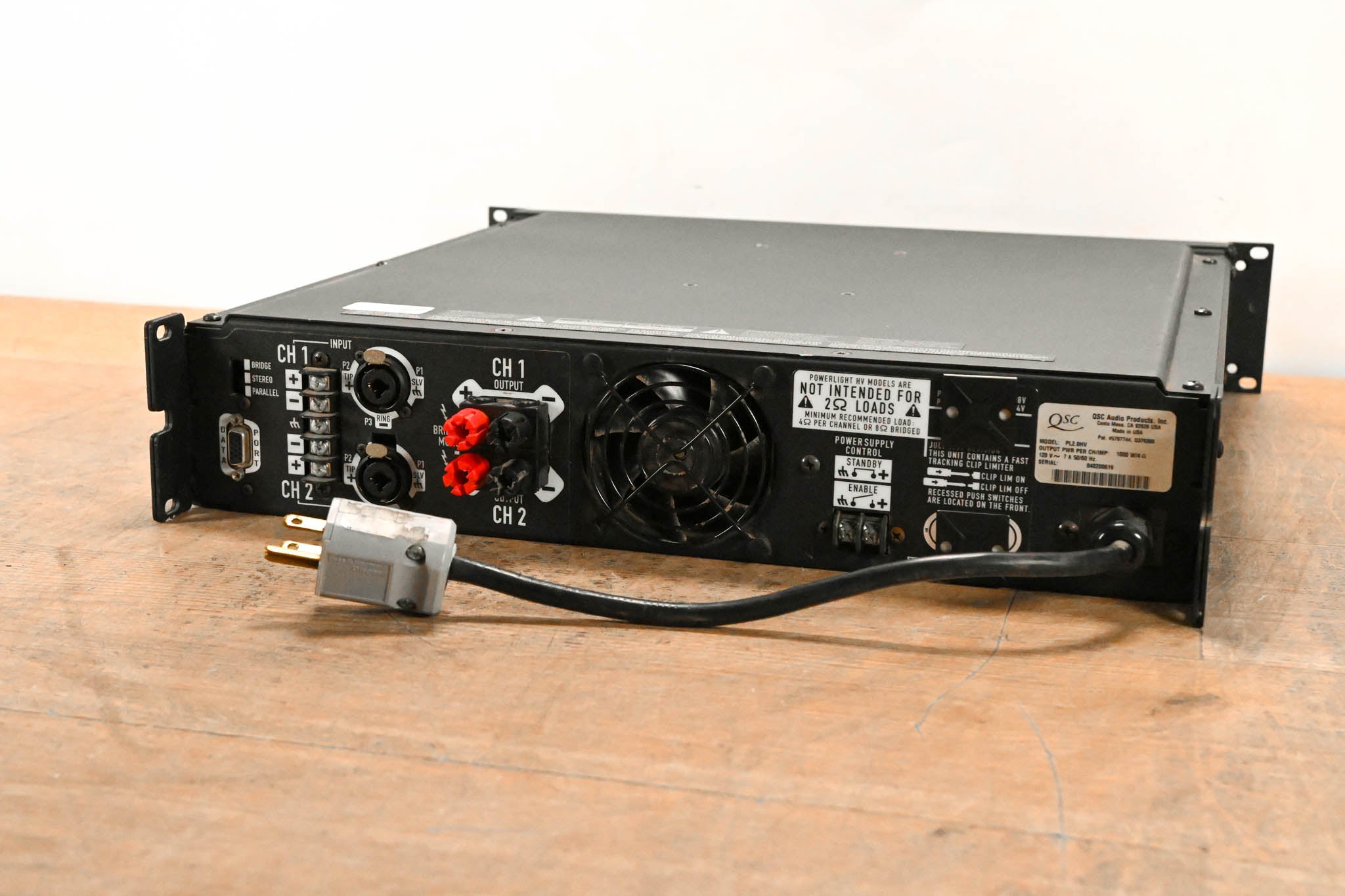 QSC Powerlight 2.0HV High-Voltage Power Amplifier