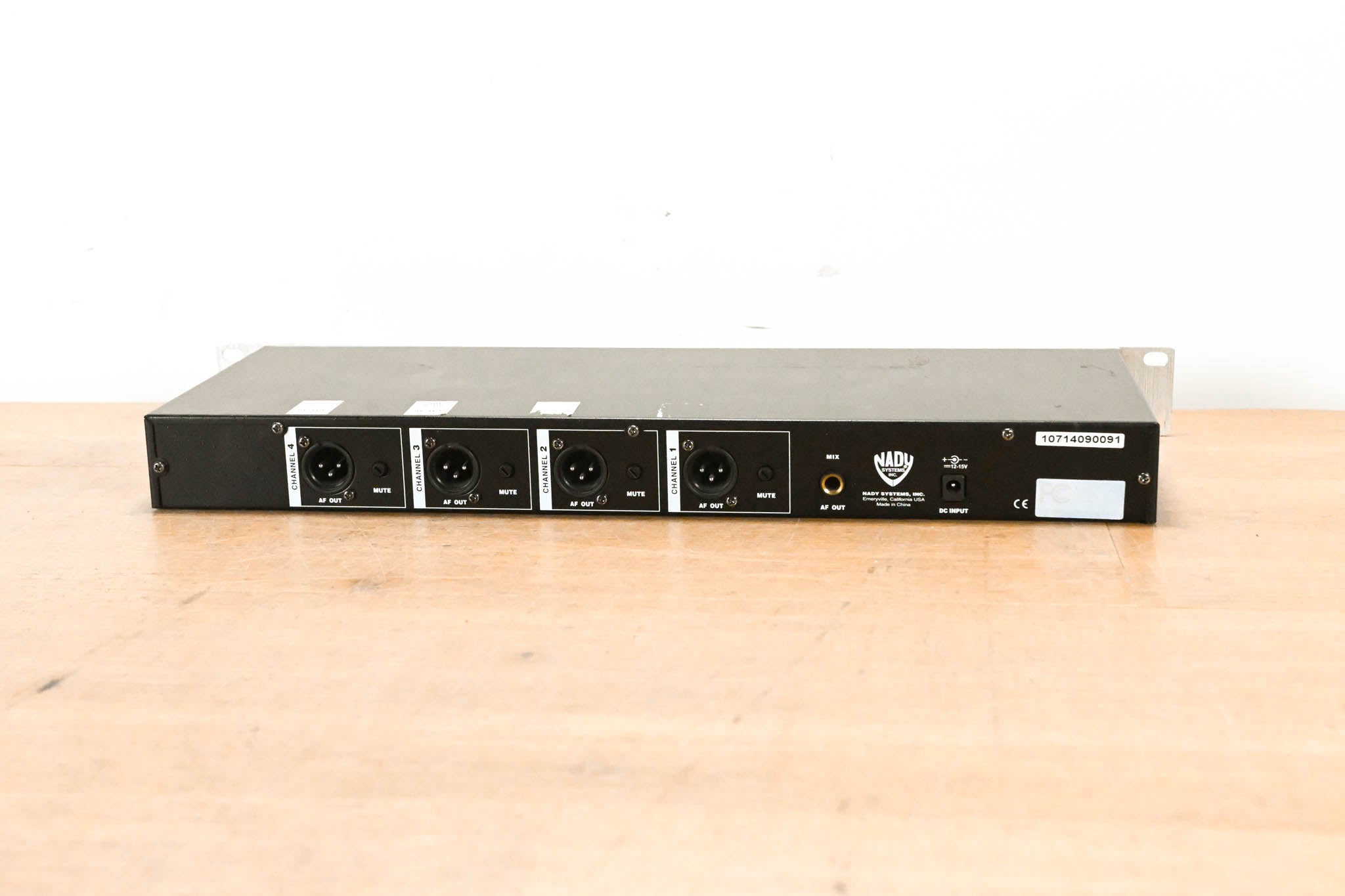 Nady U-41 Quad 4-Channel UHF Receiver (NO POWER SUPPLY)