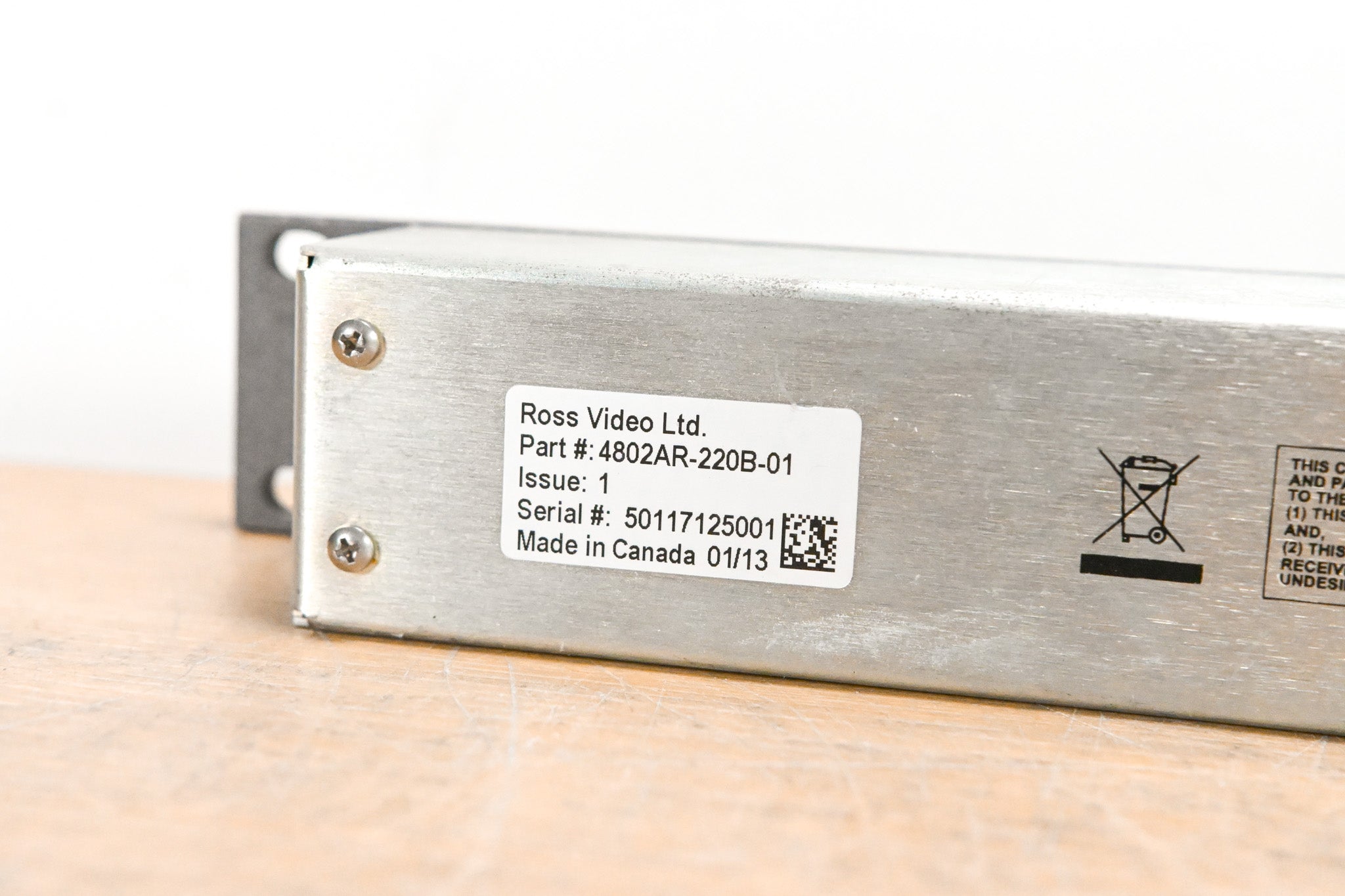 Ross 4802AR-220B 47-Button Auxiliary Control Panel (NO POWER SUPPLY)
