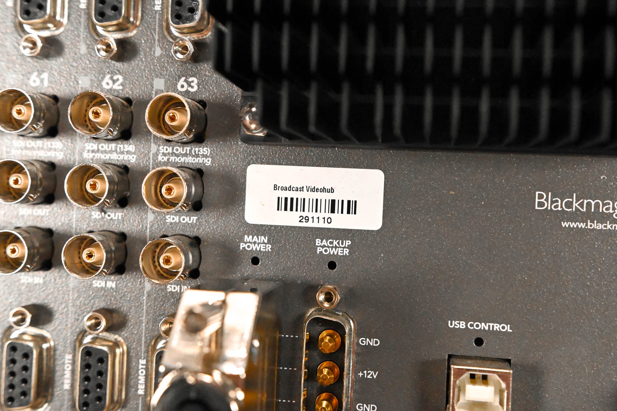 Blackmagic Design Broadcast Videohub Routing Switcher