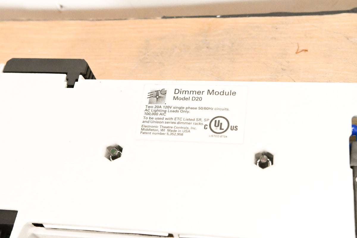 ETC D20 Dual 20A Dimmer Module (Pack of 4)