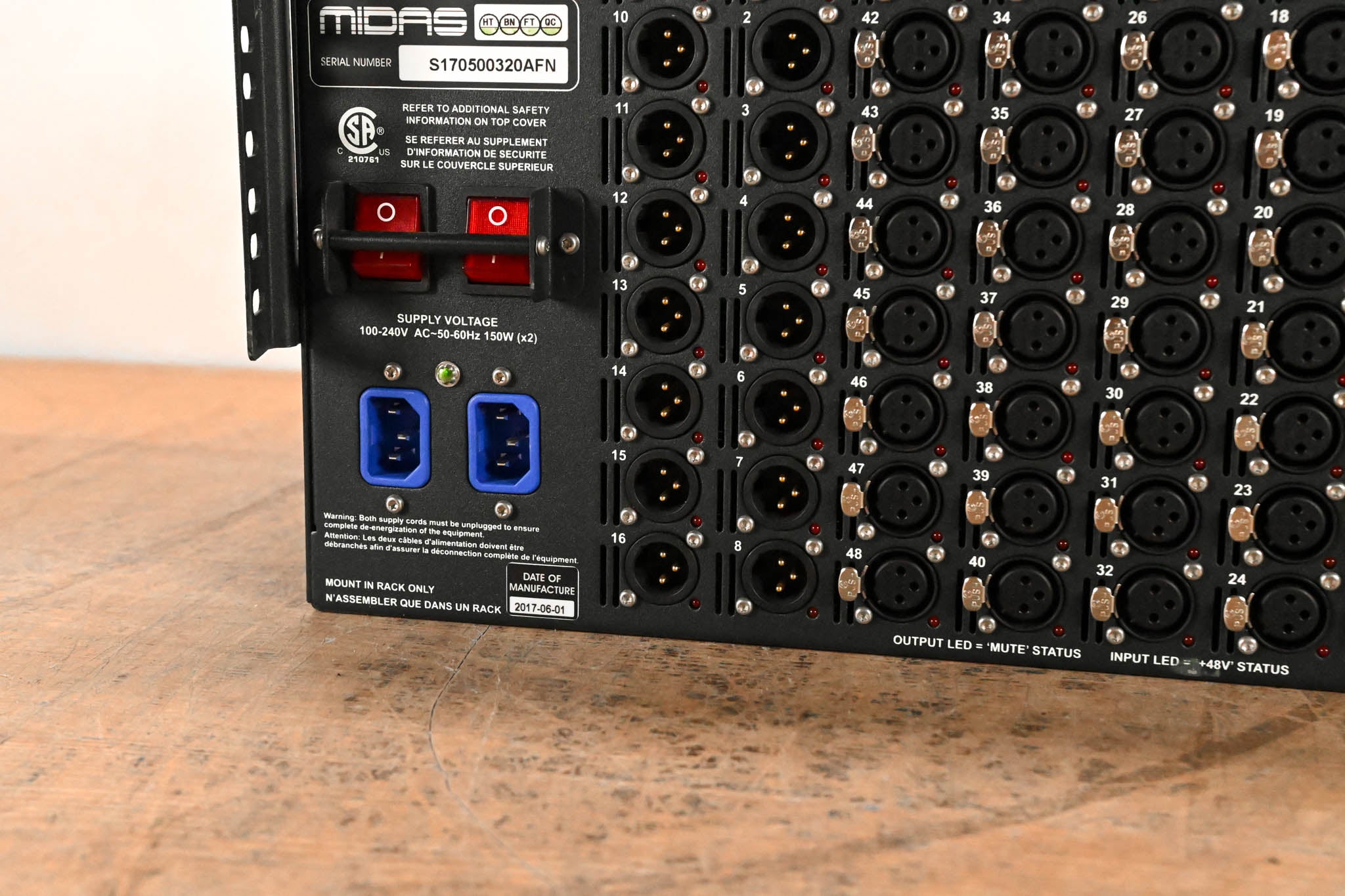Midas DL251 PRO Series 48-input / 16-output Stage Box