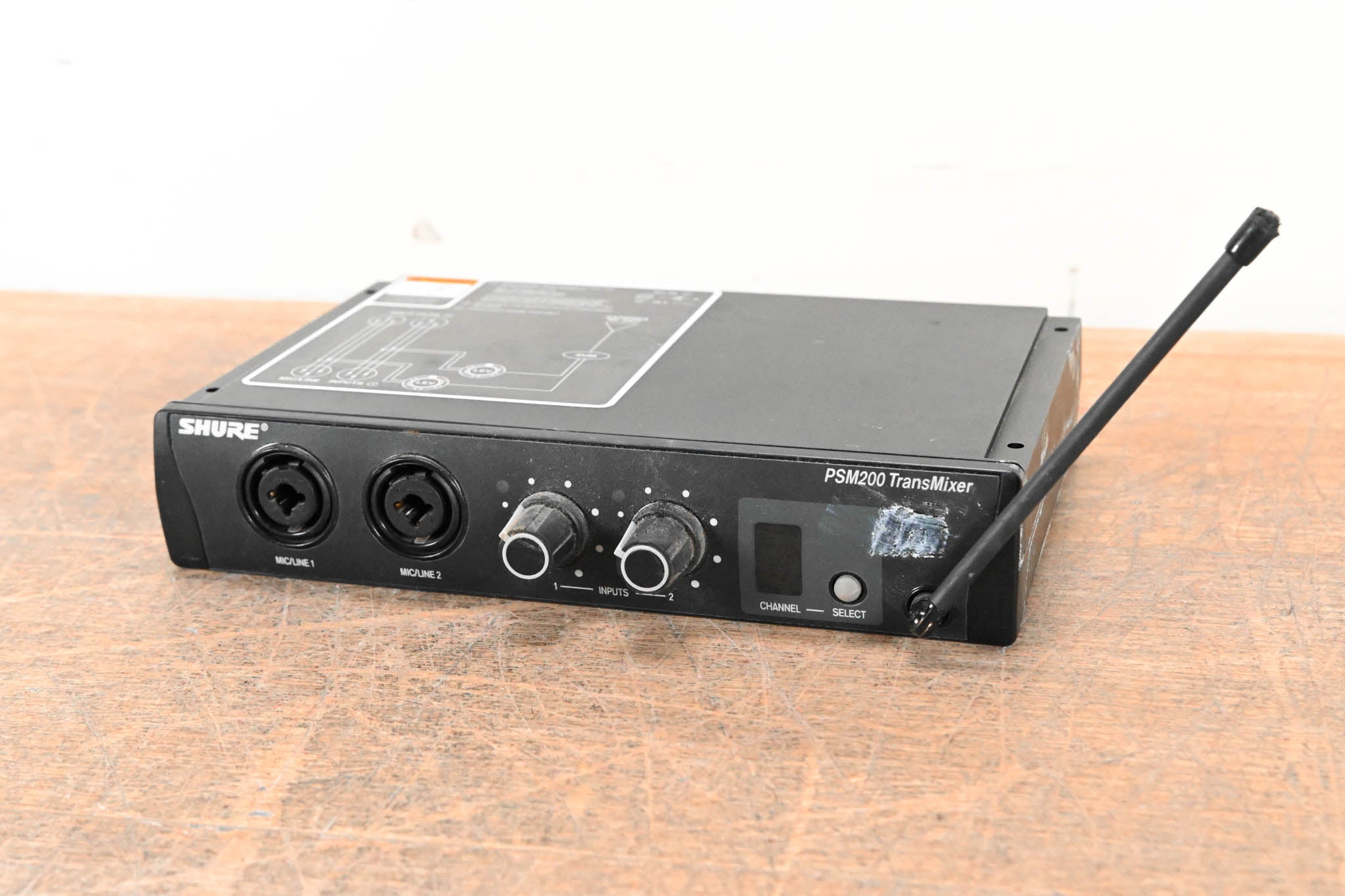 Shure P2T-H2 PSM200 IEM Wireless TransMixer - H2 Band (NO POWER SUPPLY)