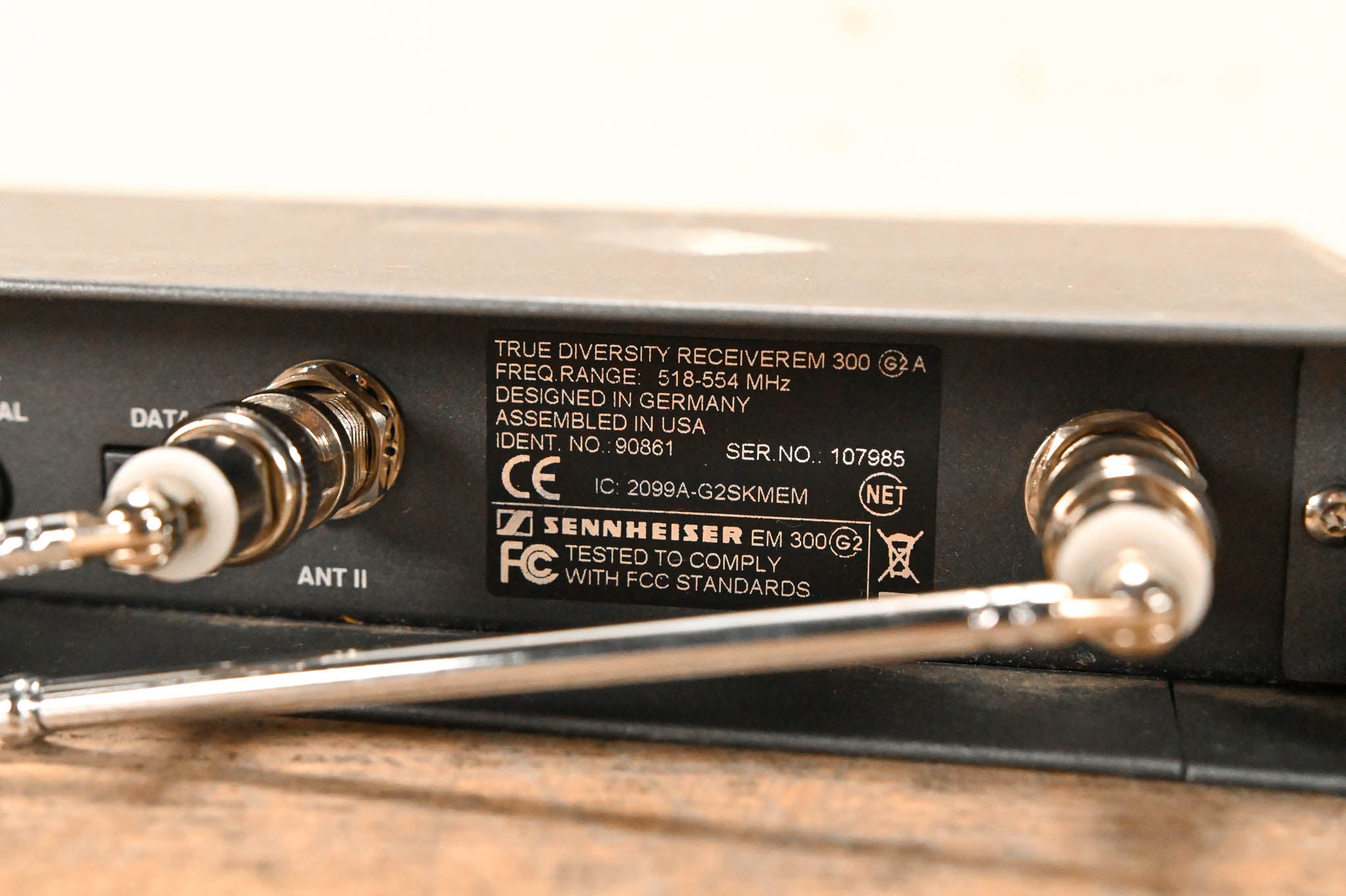 Sennheiser EM 300 G2 Wireless Receiver - A Range: 518-554 MHz