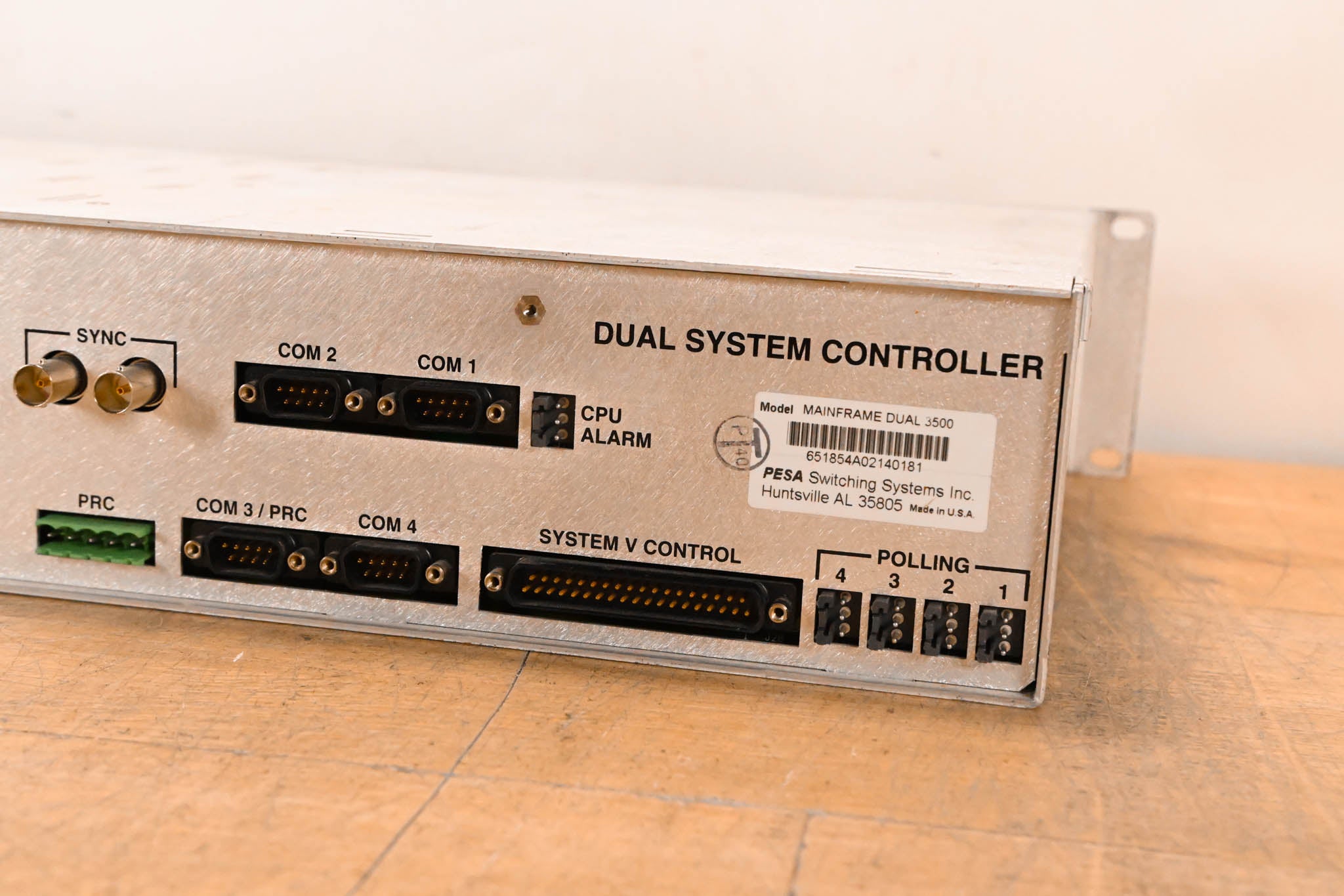 Pesa Mainframe Dual 3500 Dual System Controller w/ Cards