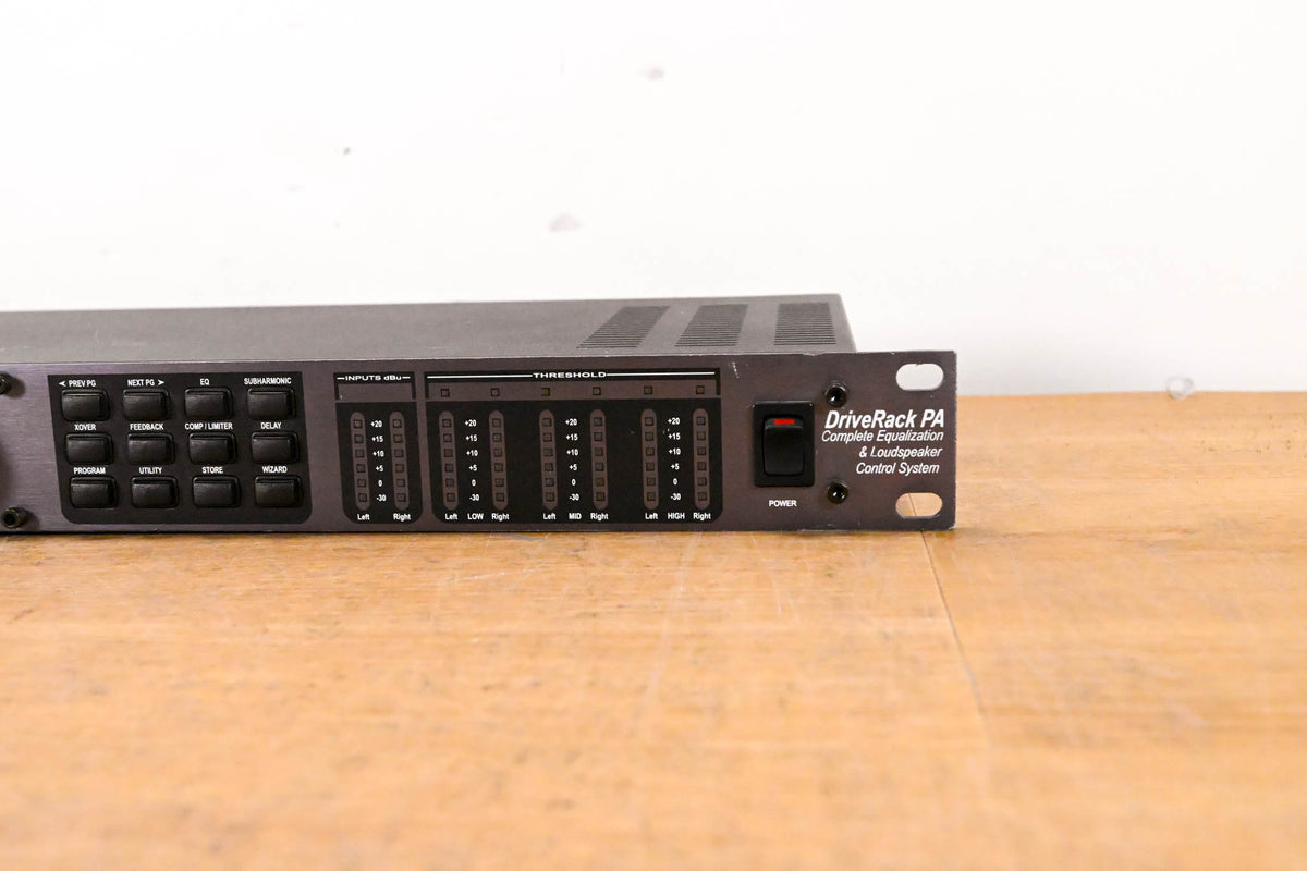 dbx DriveRack PA Complete Equalization and Loudspeaker Control System