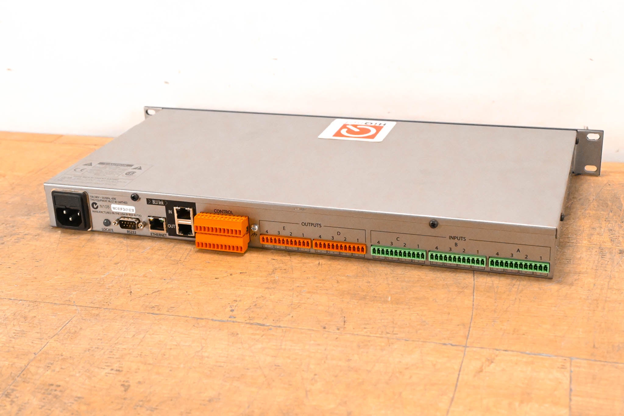 BSS London BLU-100 12x8 Signal Processor with BLU Link