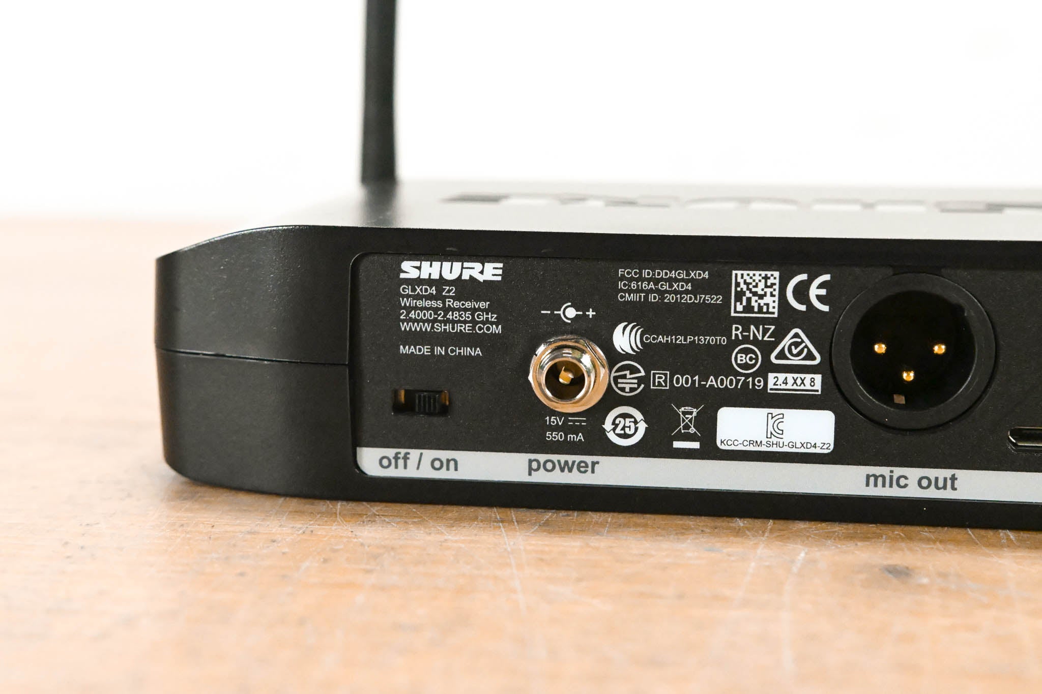 Shure GLXD14-Z2 Digital Wireless Guitar System (2.4 GHz) NO POWER SUPPLY
