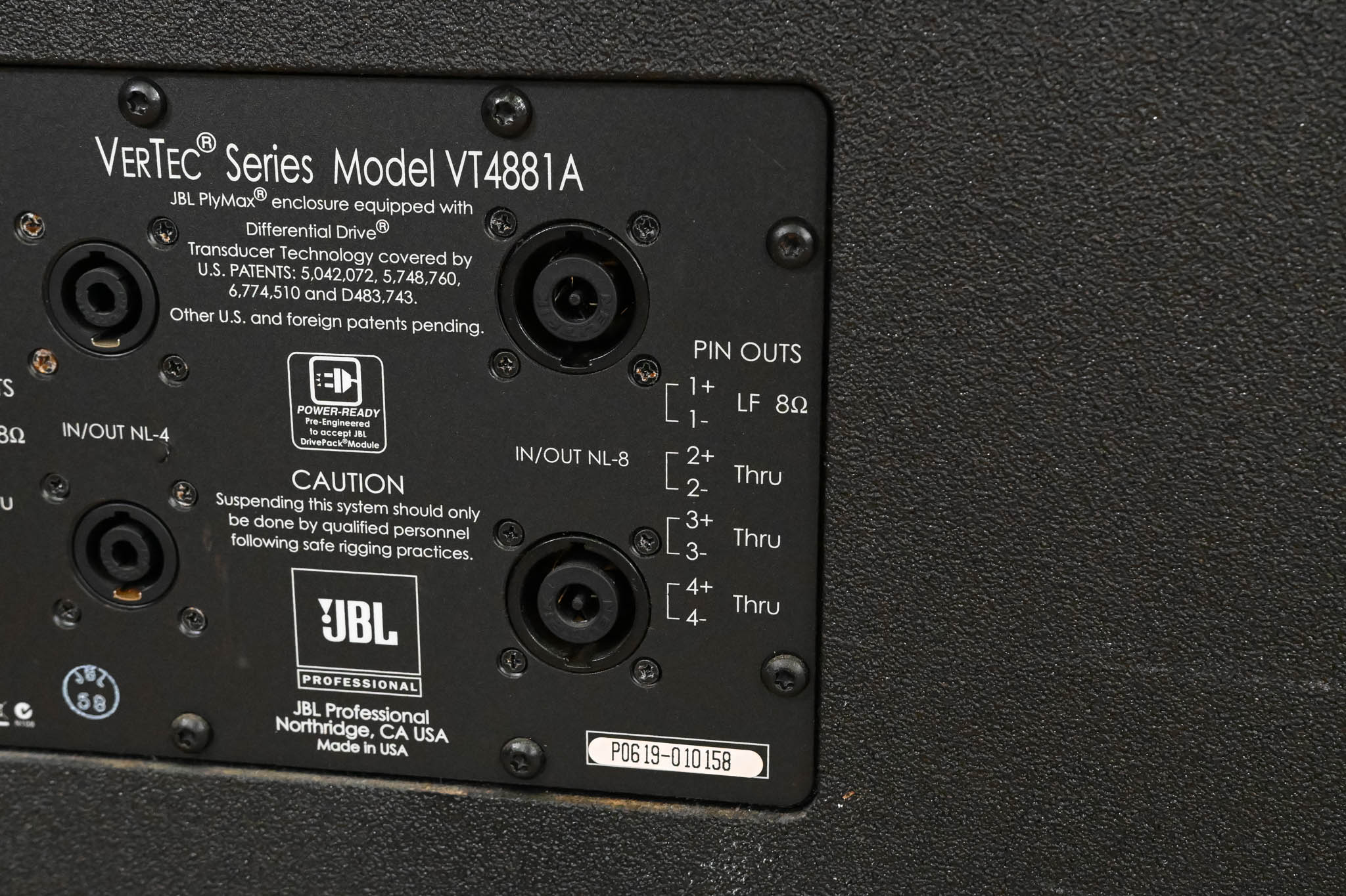 JBL VT4881A Compact Arrayable 18" Subwoofer