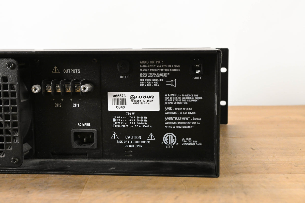 Crown CL1 2-Channel Power Amplifier
