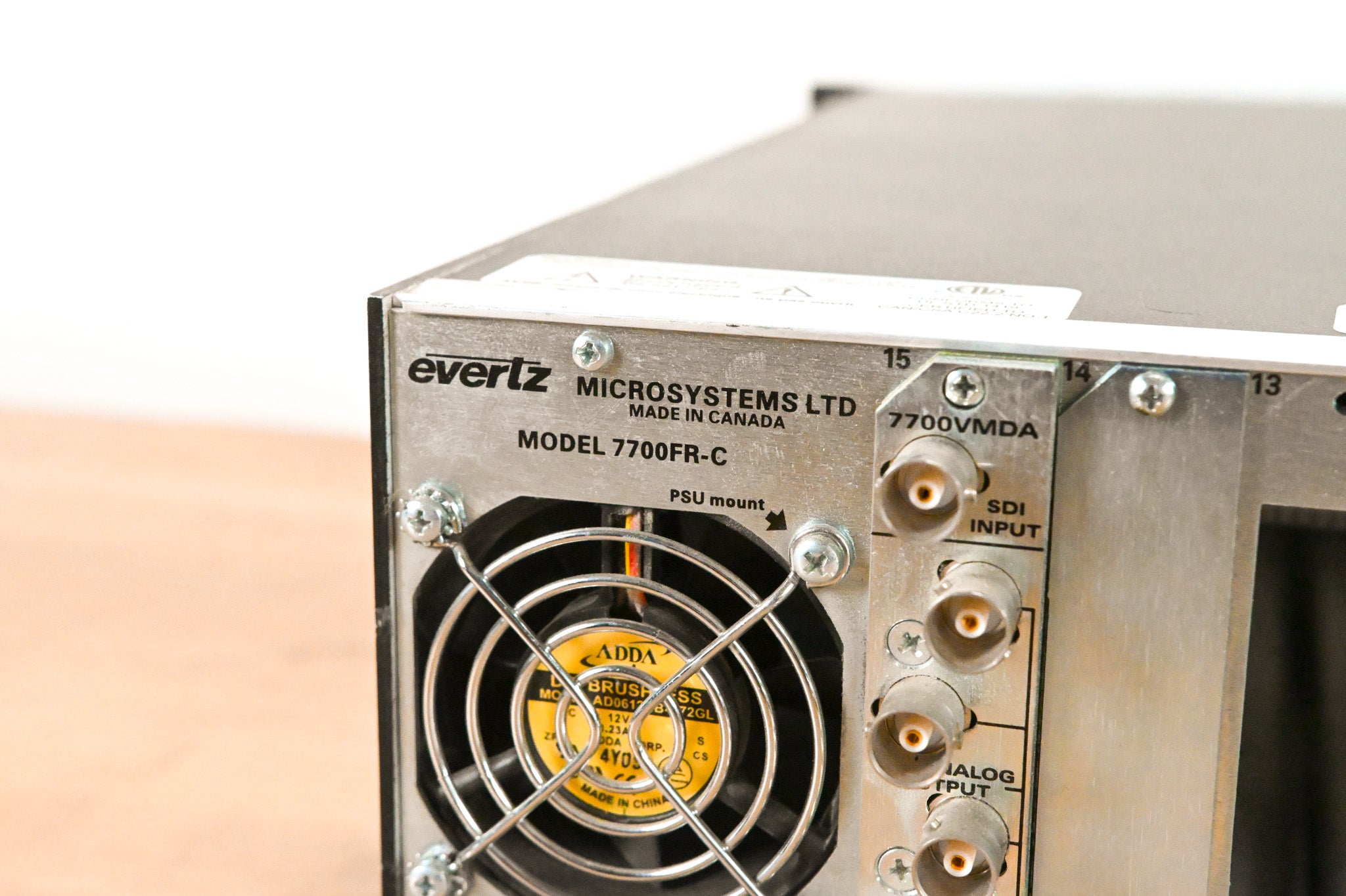 Evertz 7700FR-C MultiFrame Chassis with Cards