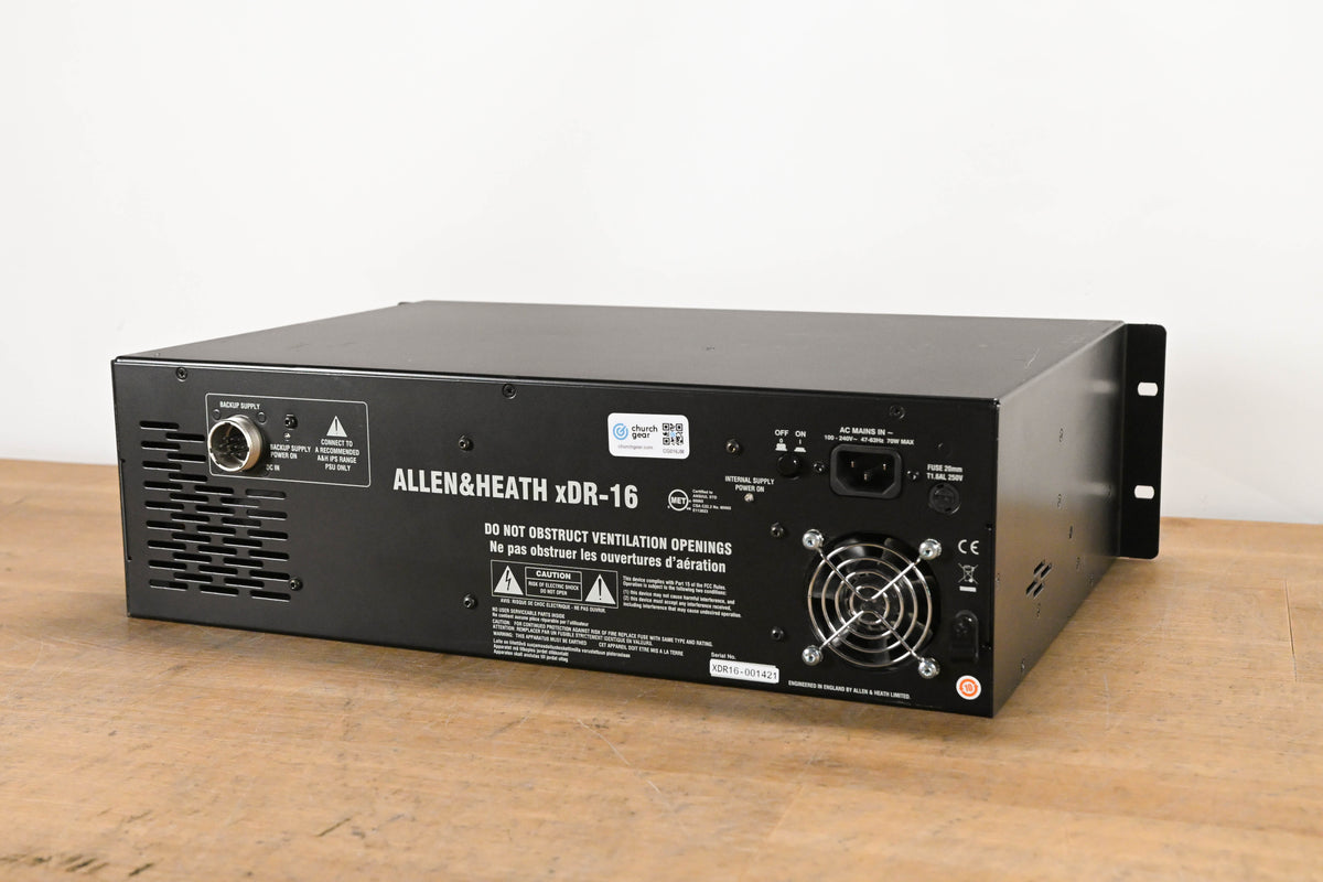 Allen & Heath xDR-16 16-Input/8-Output Expander for iLive Mixing Systems