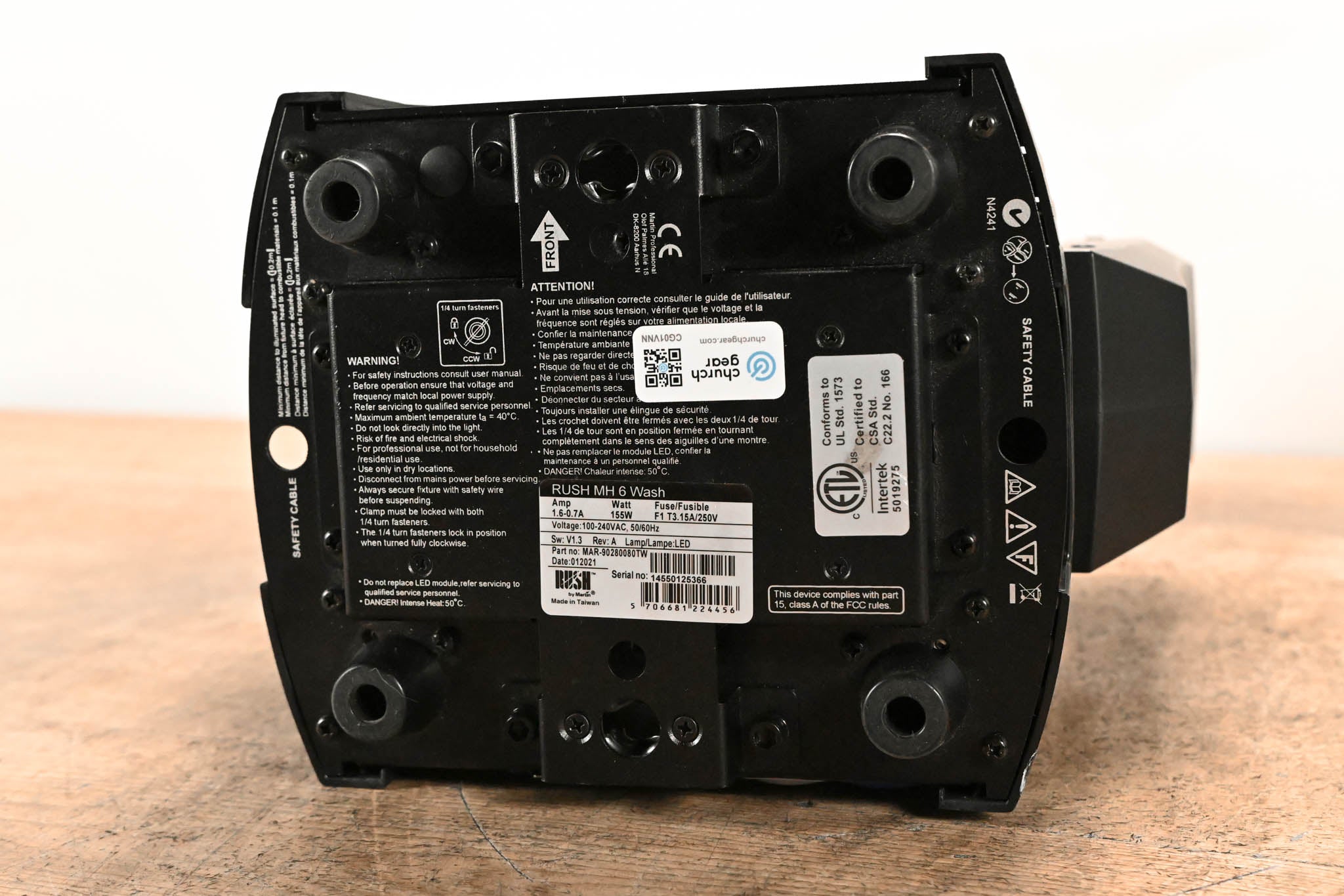 Martin Lighting Rush MH 6 Wash RGBW LED Moving Head Wash Light