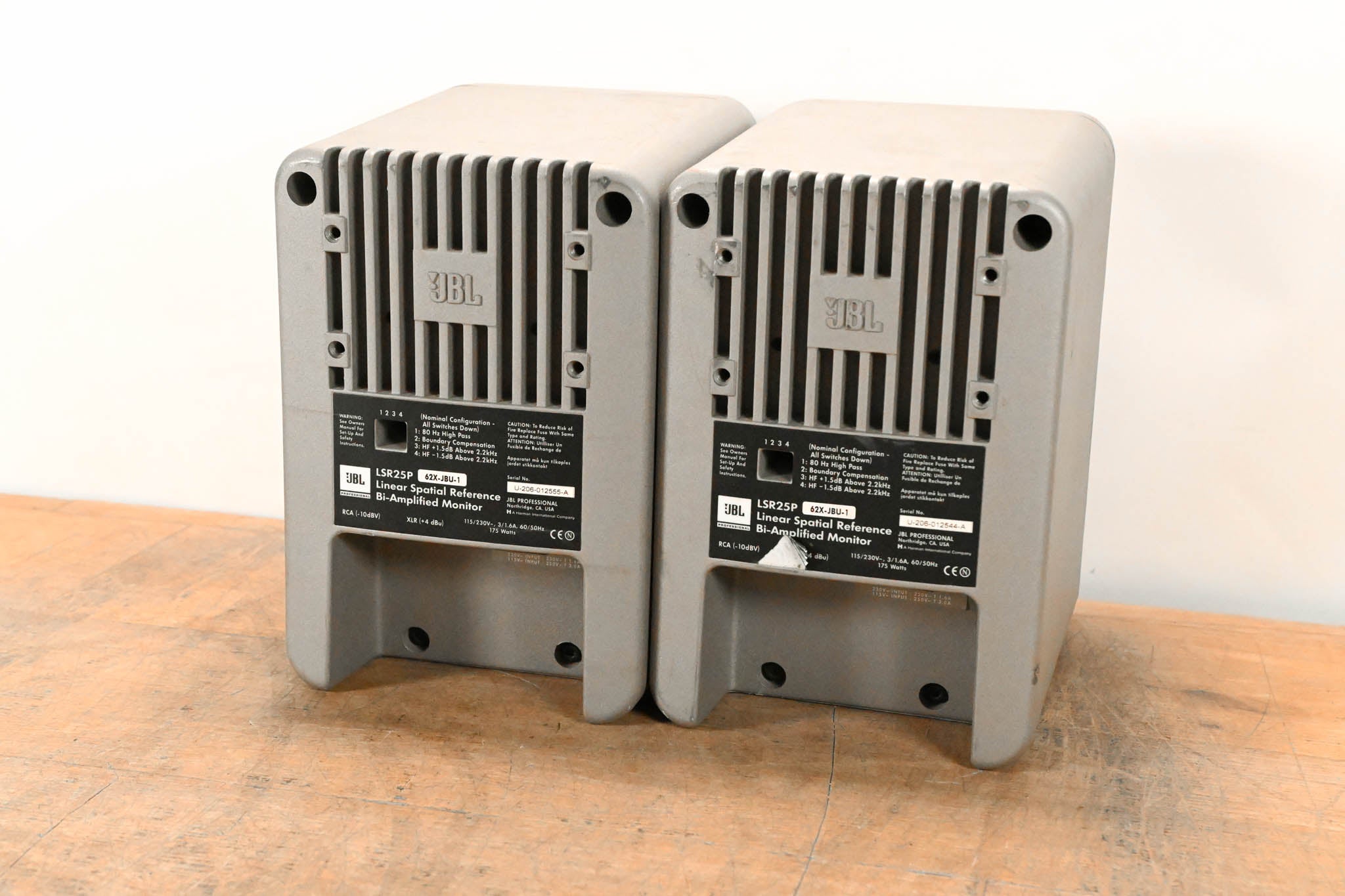 JBL LSR25P Linear Spatial Reference Bi-amplified Studio Monitor (PAIR)