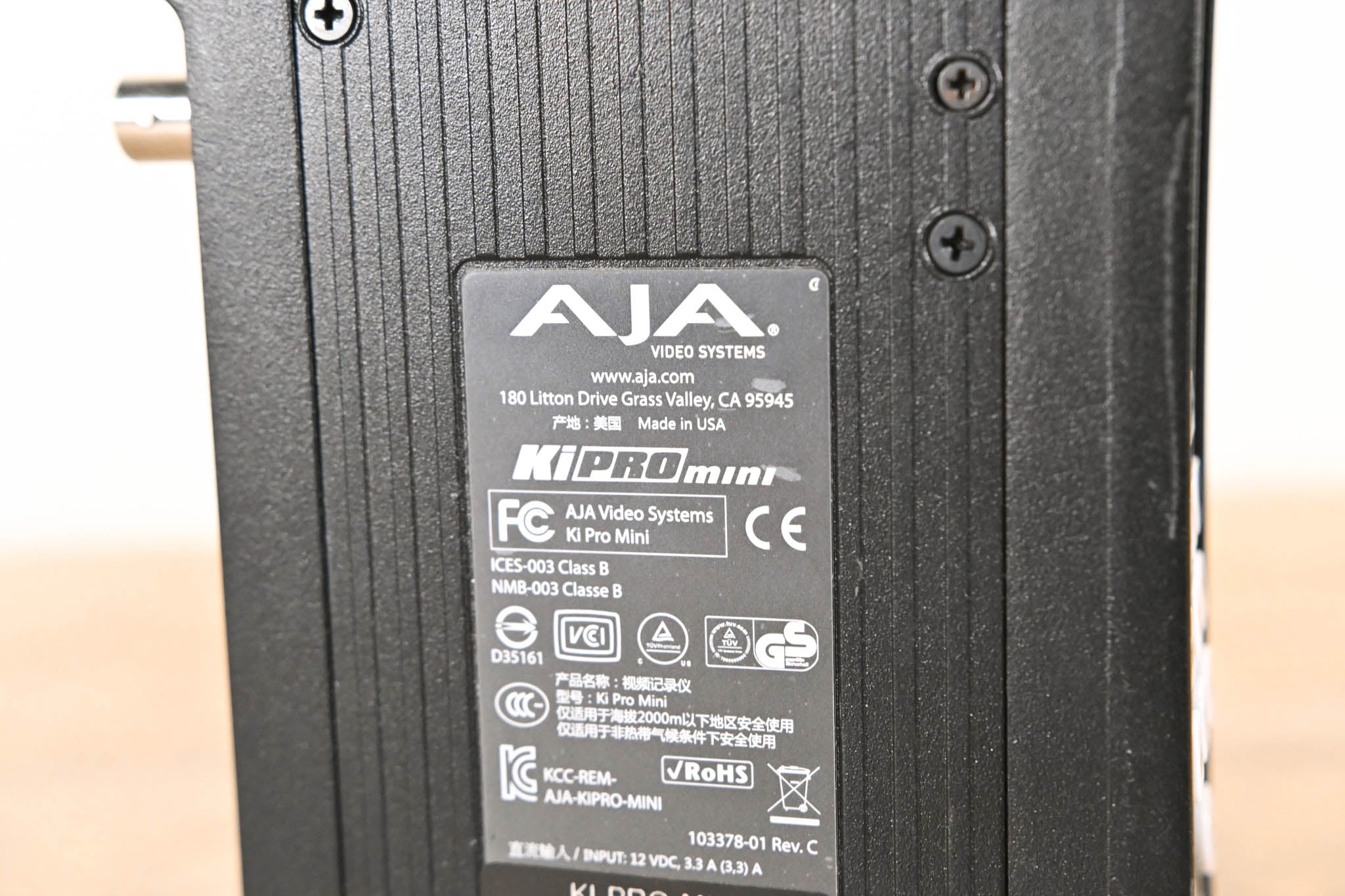 AJA Ki Pro Mini Compact Field Recorder (NO POWER SUPPLY)