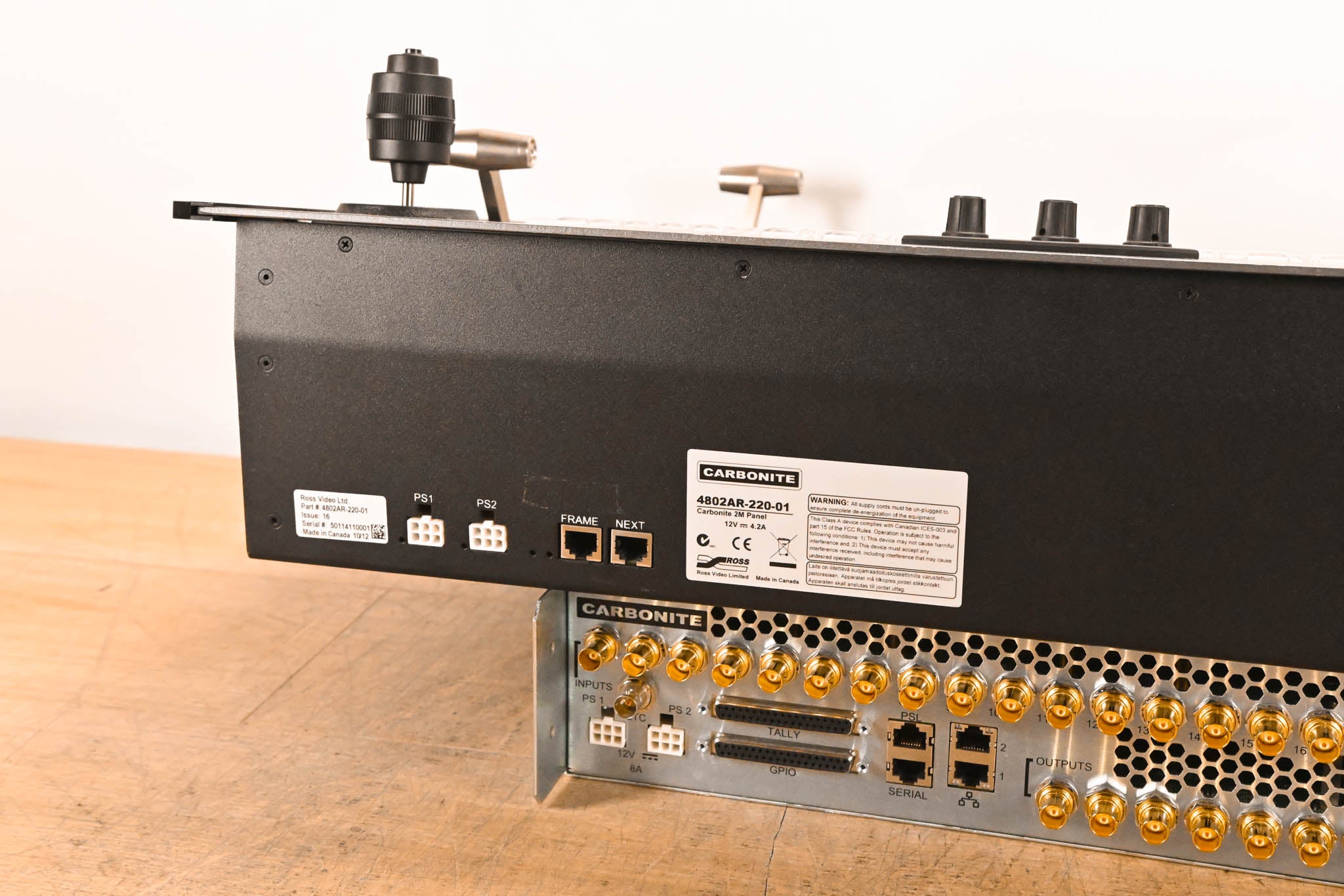 Ross Carbonite+ Frame 1 M/E Video Switcher with Carbonite 2M Panel