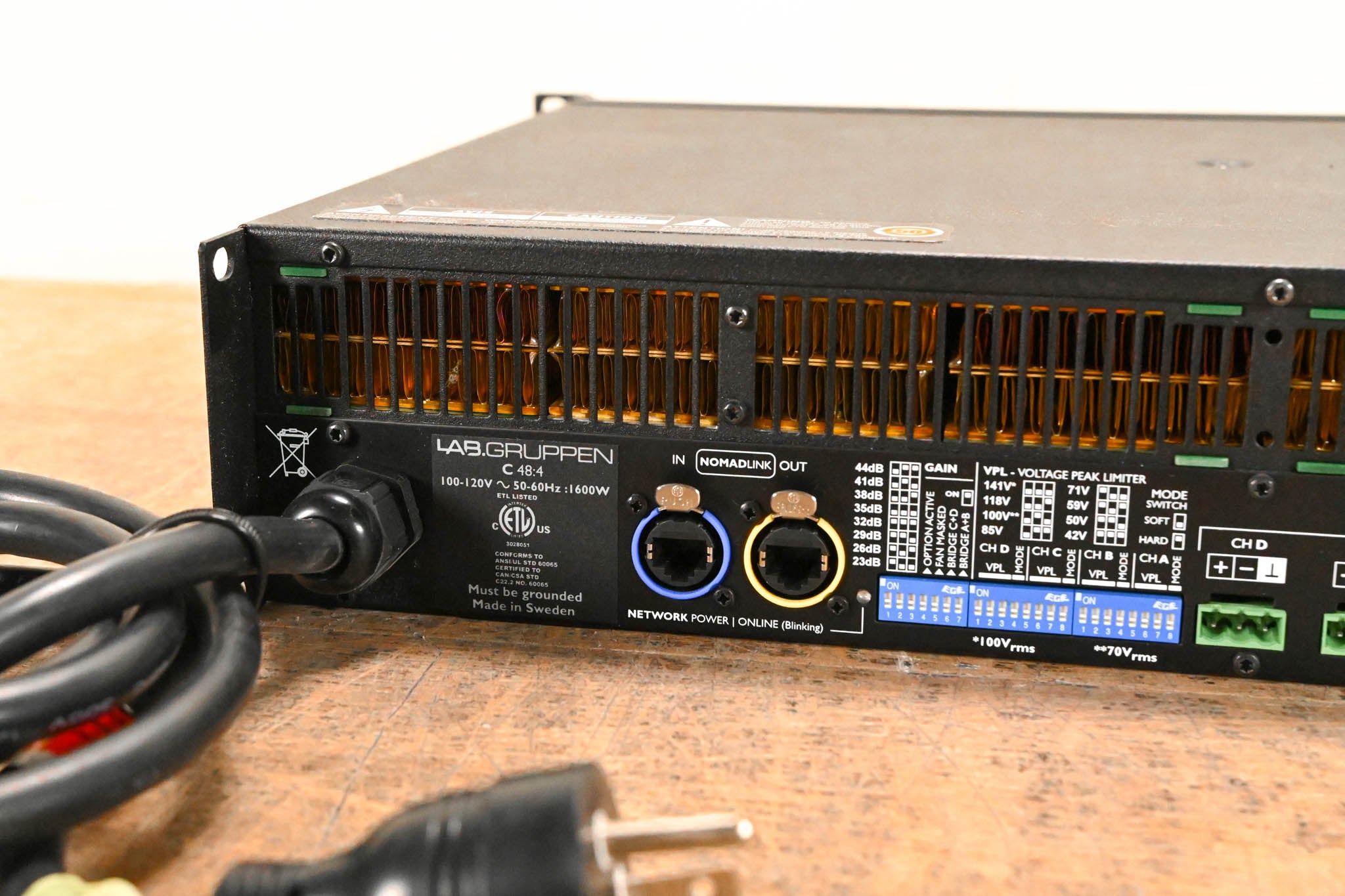 Lab Gruppen C 48:4 4800W 4-Channel Power Amplifier