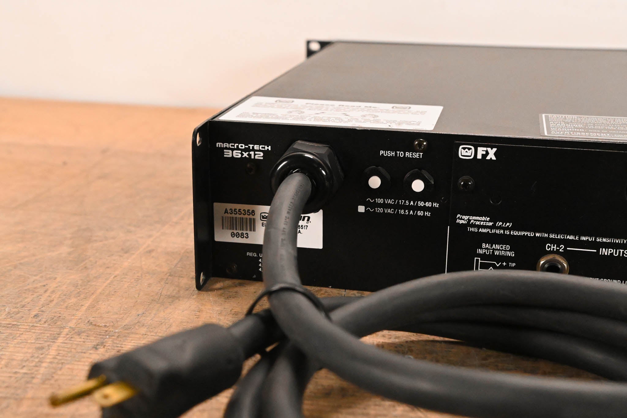 Crown Macro-Tech 36x12 2-Channel Power Amplifier