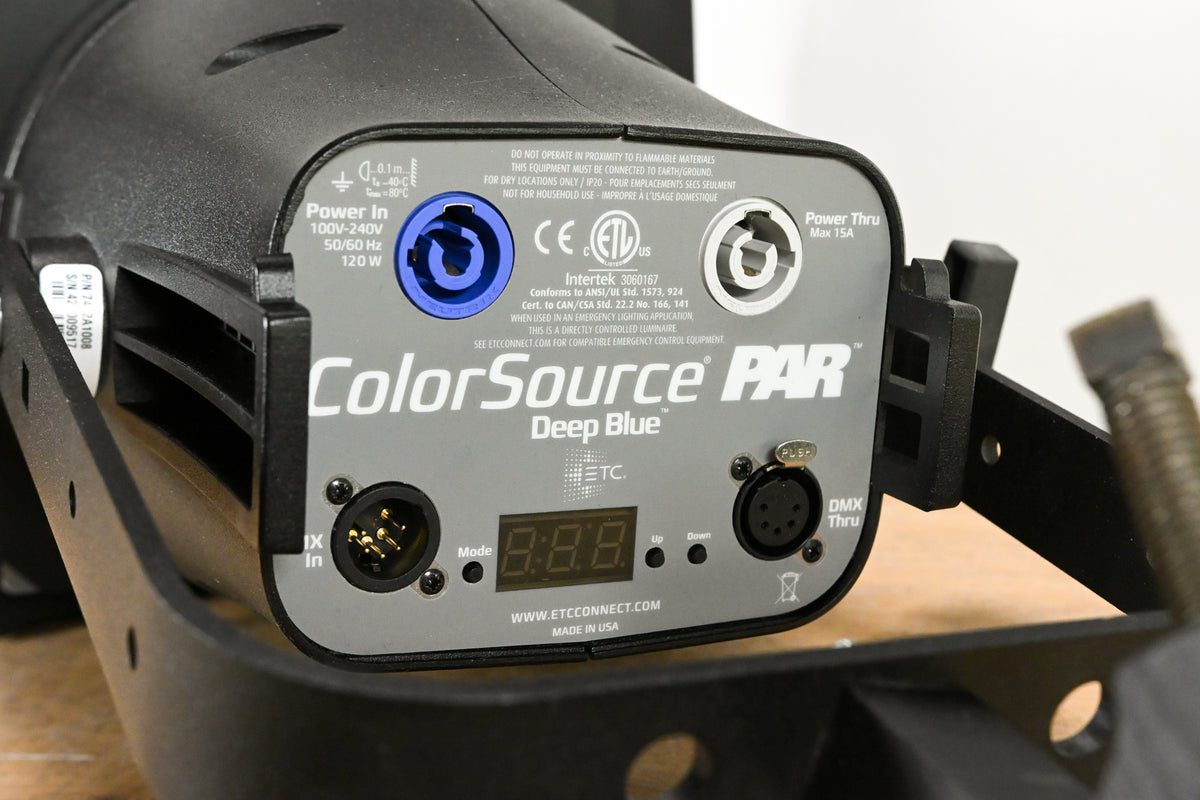 ETC ColorSource PAR Deep Blue LED Wash Light - Black