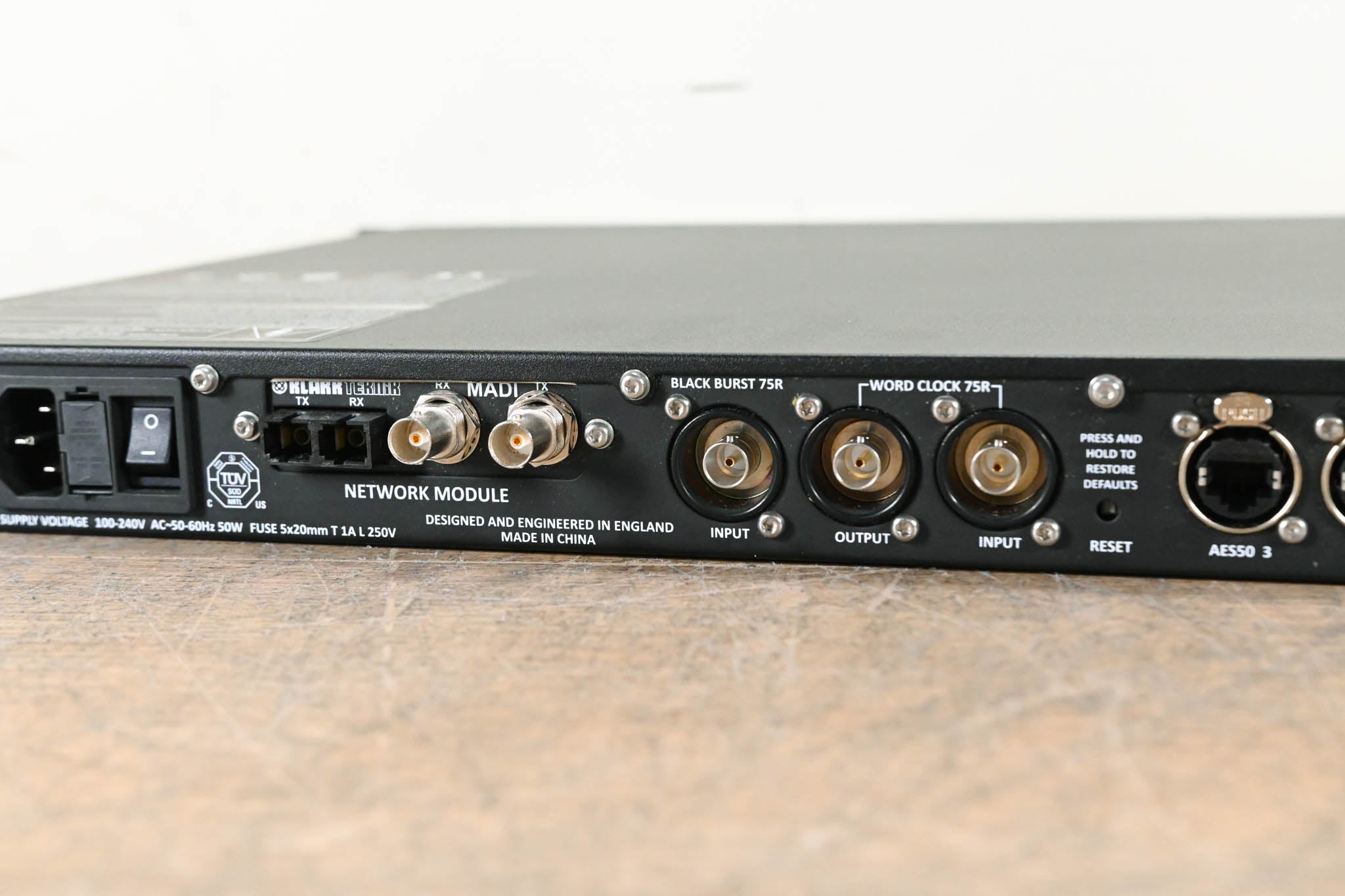 Klark Teknik DN9650 Digital Audio Network Bridge with MADI Card