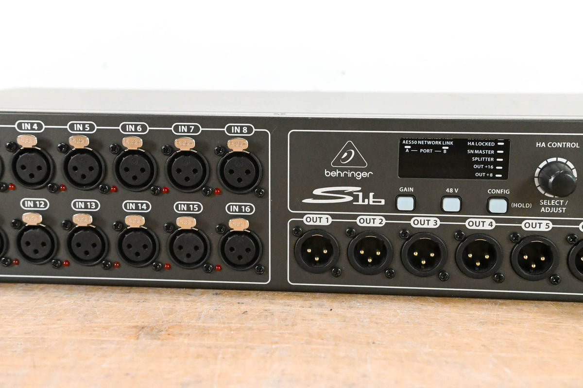 Behringer S16 16 x 8 Digital Stage Box