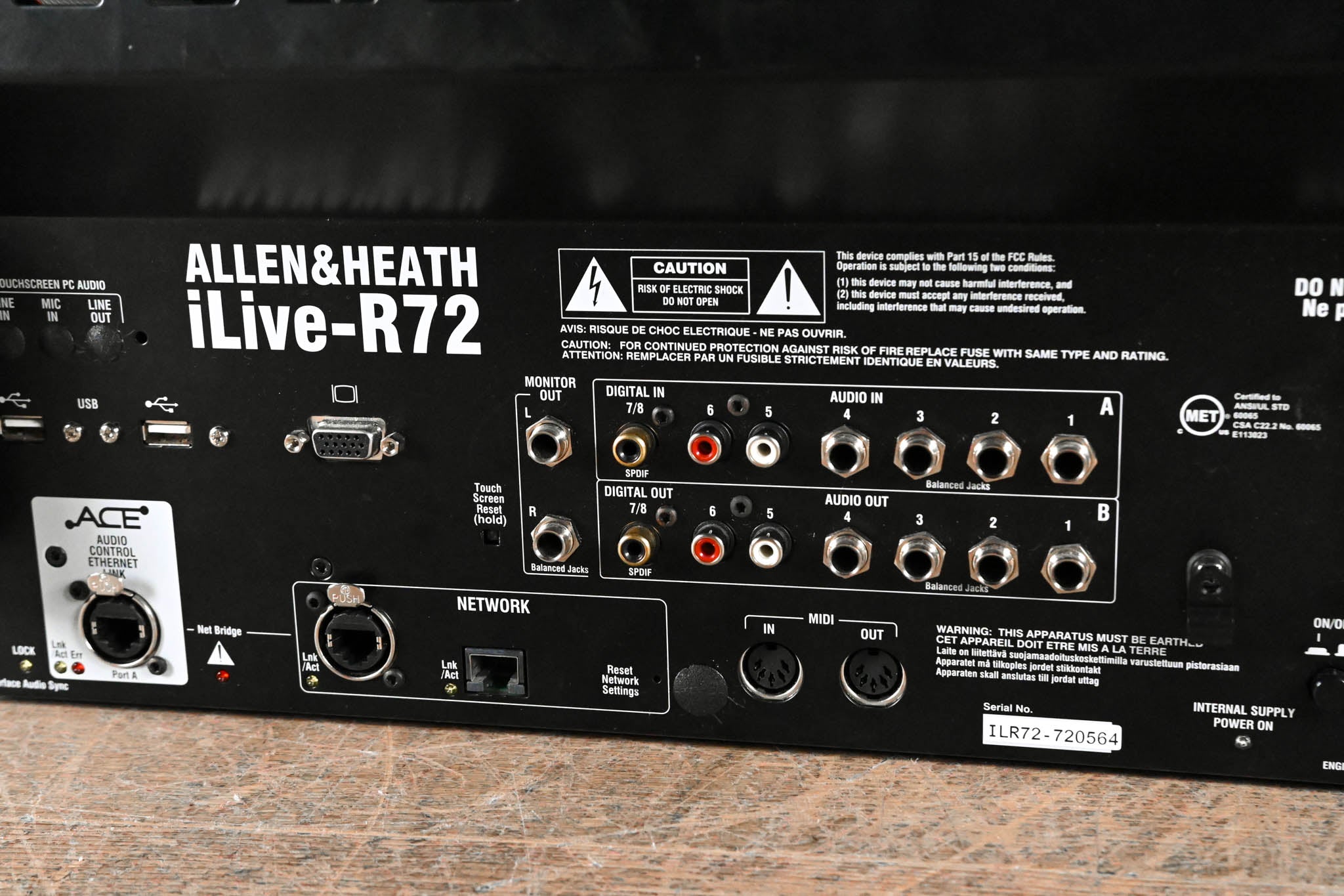 Allen & Heath iLive-R72 Digital Mixing Surface