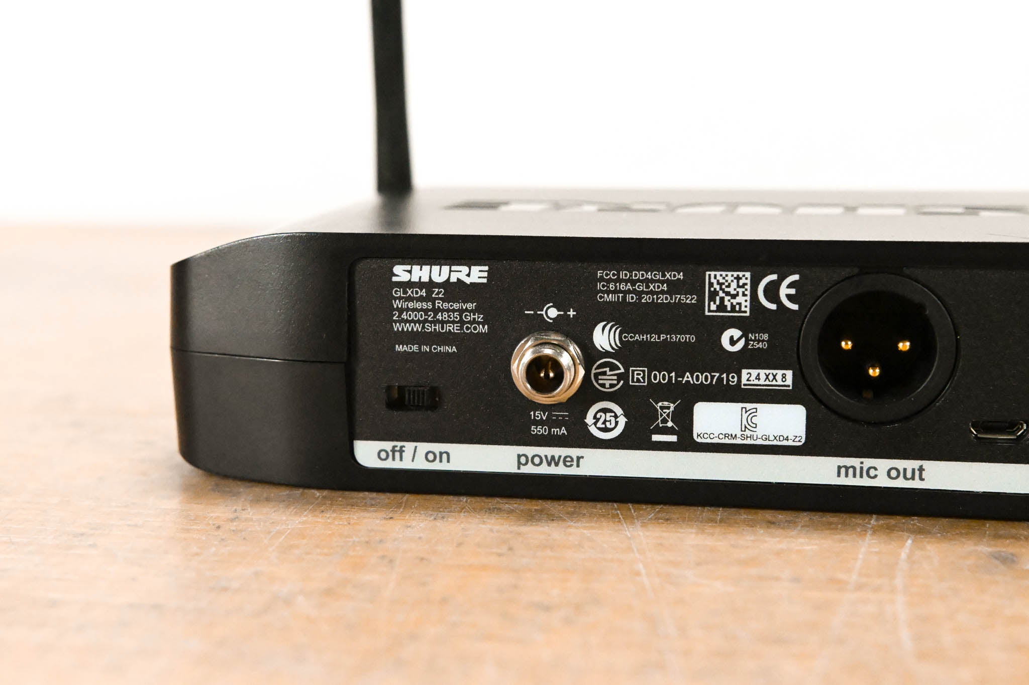 Shure GLXD14-Z2 Digital Wireless Guitar System (2.4 GHz) NO POWER SUPPLY