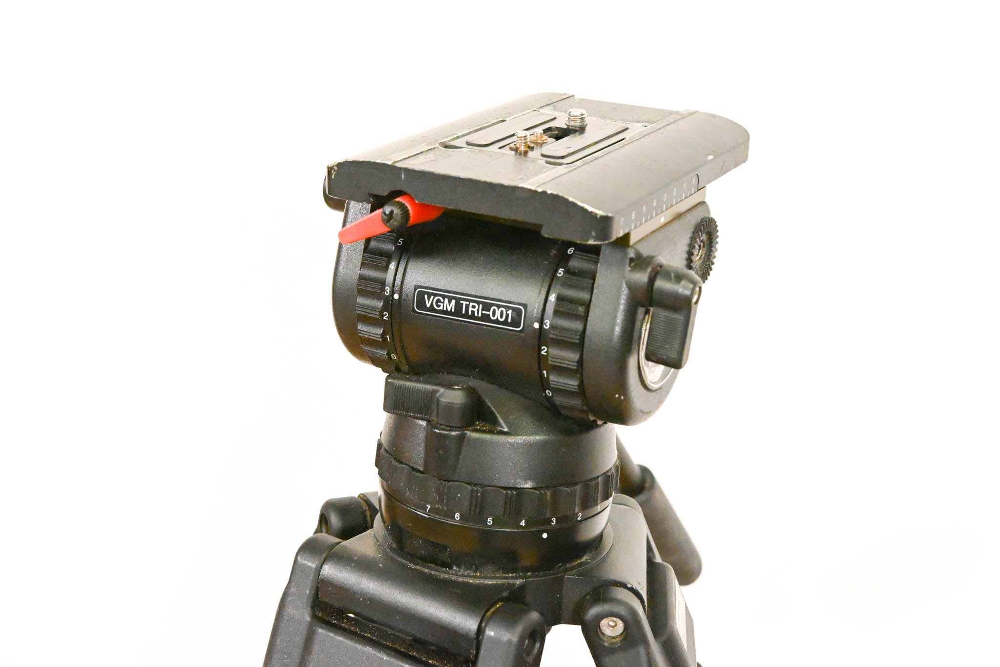 Secced SC-V15/100RP 100mm Fluid Head w/ Tripod Legs, Spreader & Case