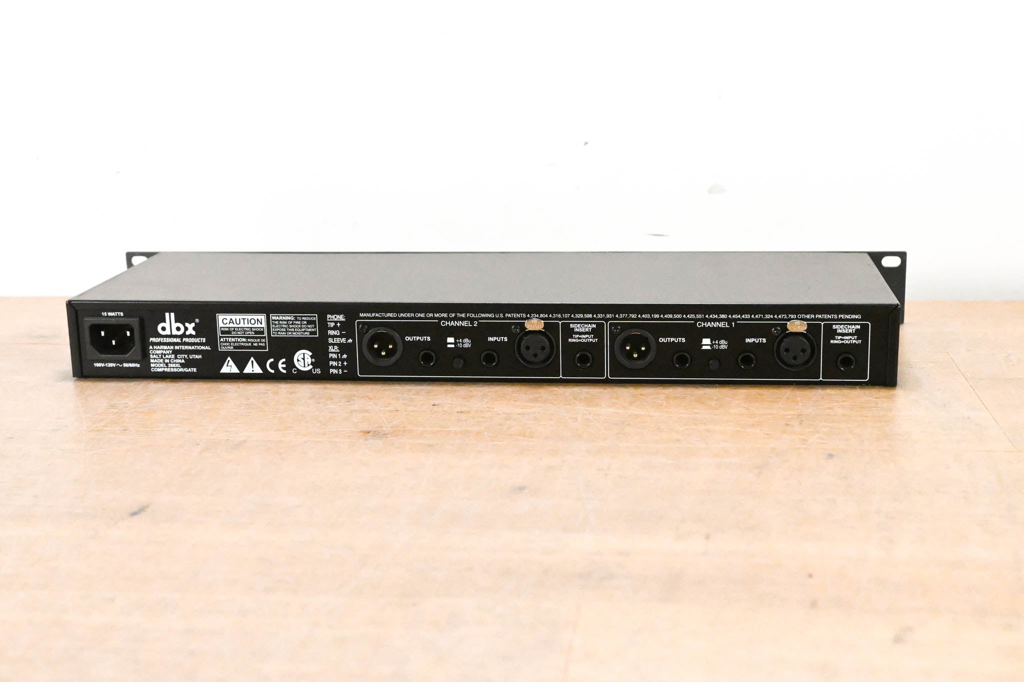 dbx 266XL 2-Channel Compressor/Gate