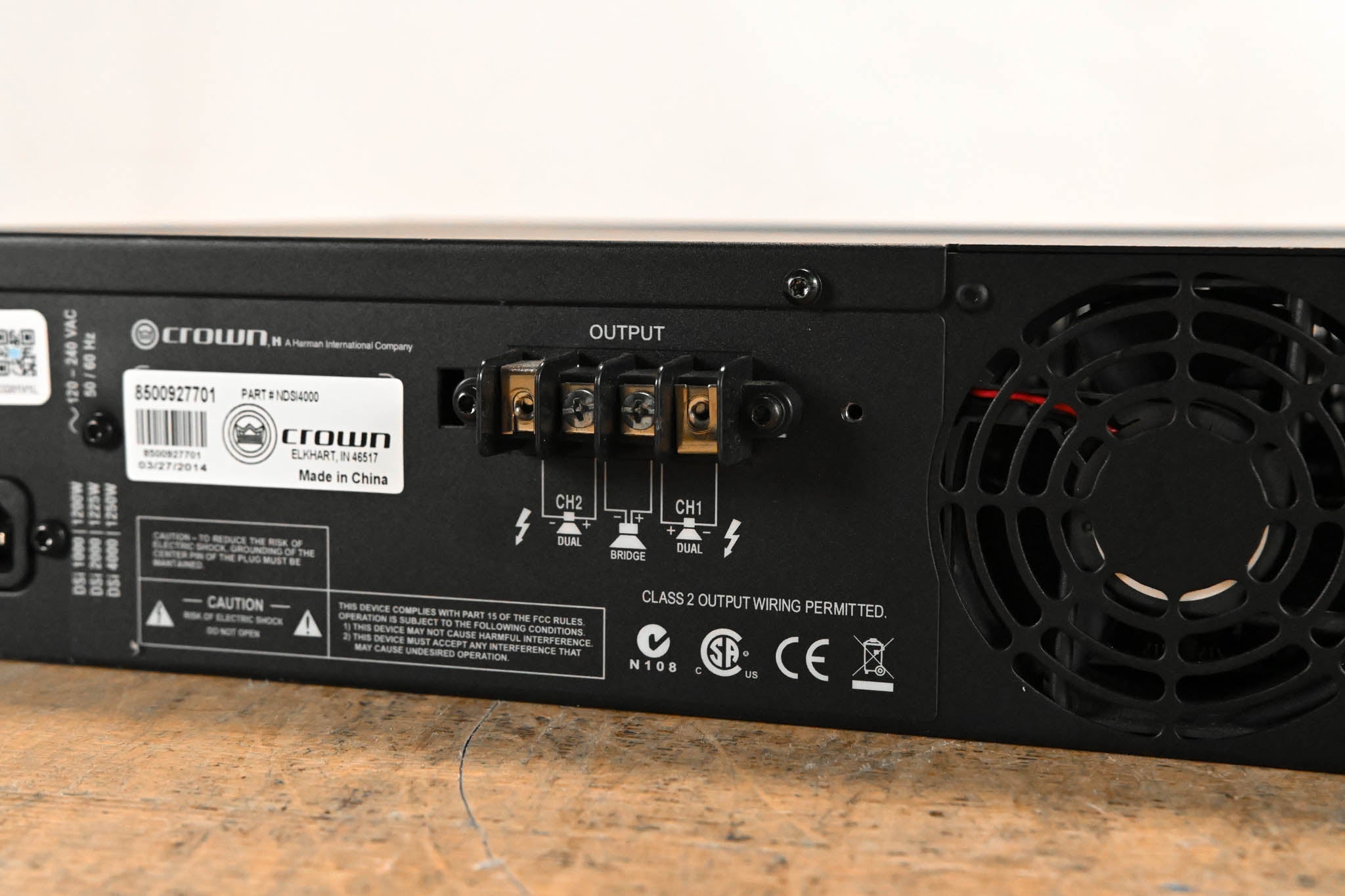 Crown DSi 4000 2-Channel Power Amplifier