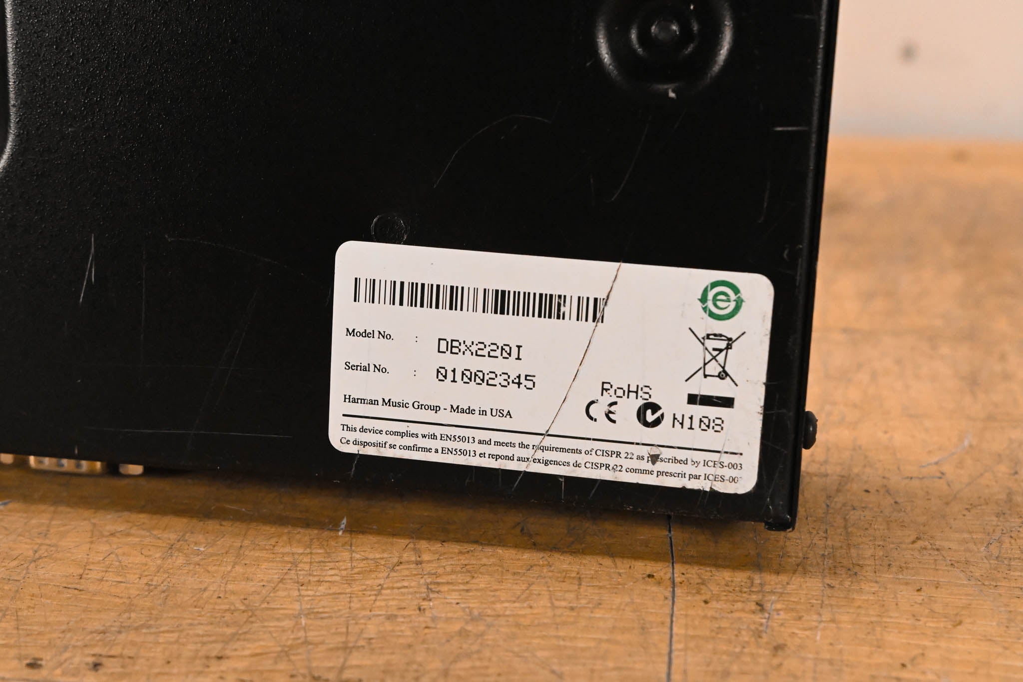 dbx DriveRack 220i System Processor w/ AFS Advanced Feedback Suppression