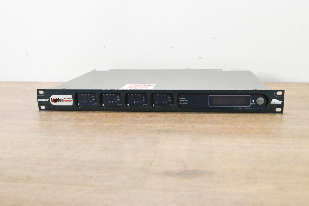 BSS London BLU-800 Signal Processor with BLU link and CobraNet