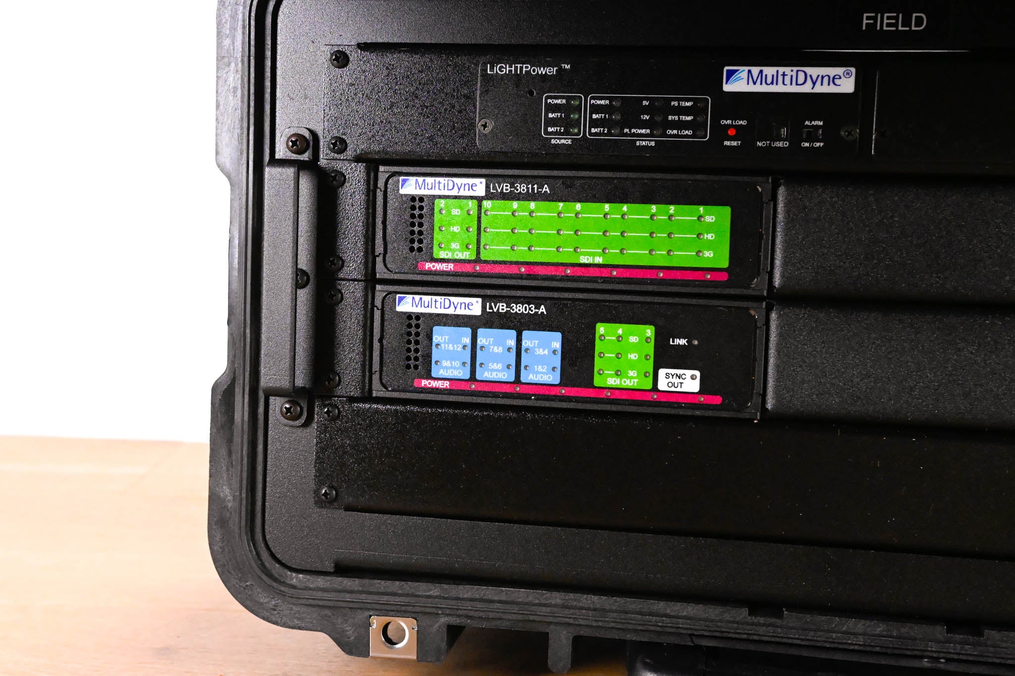 MultiDyne LB40-8126-A-V-ST LightBox Fiber Optic SDI Transport System