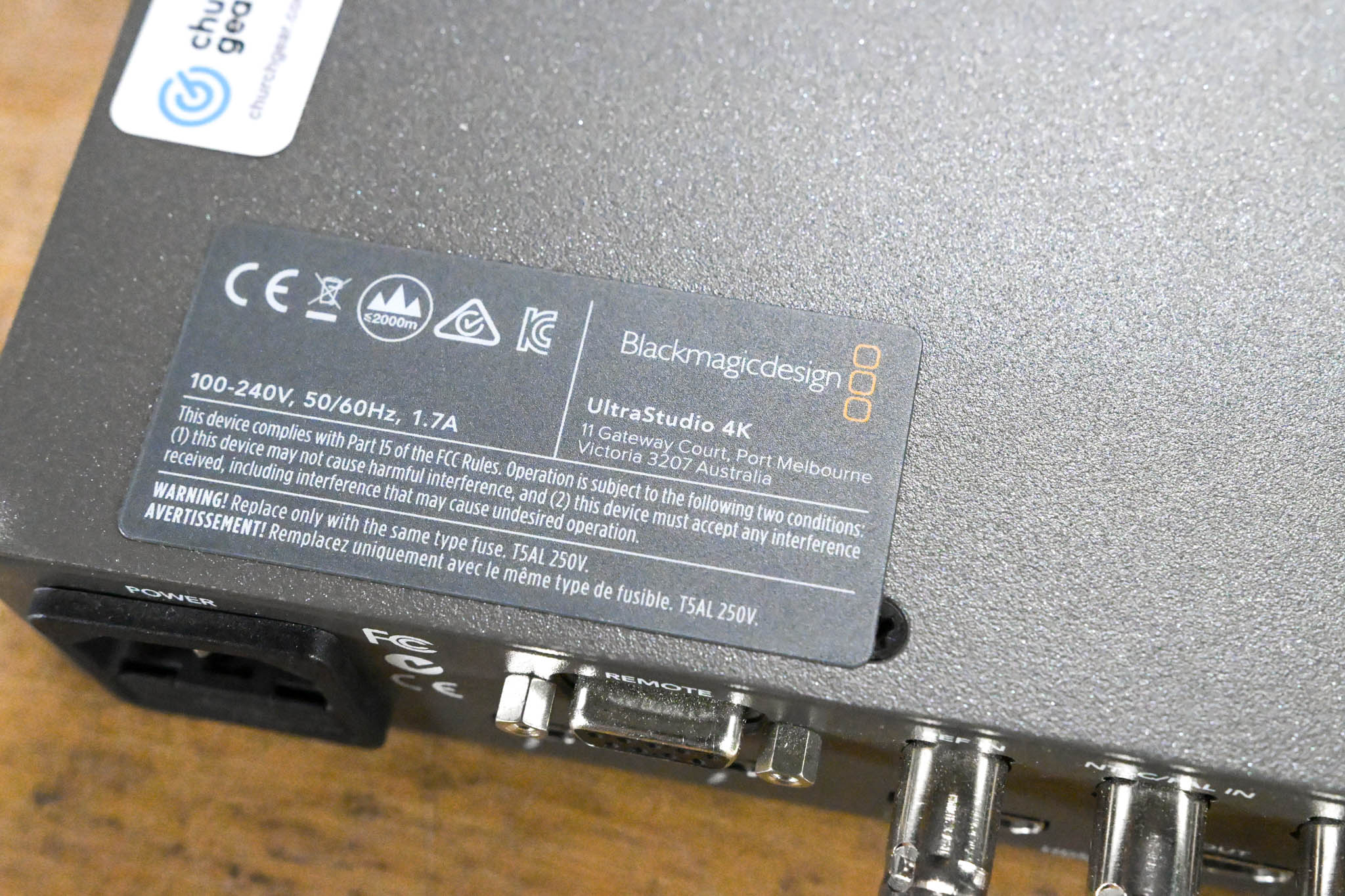 Blackmagic Design UltraStudio 4K Thunderbolt 2