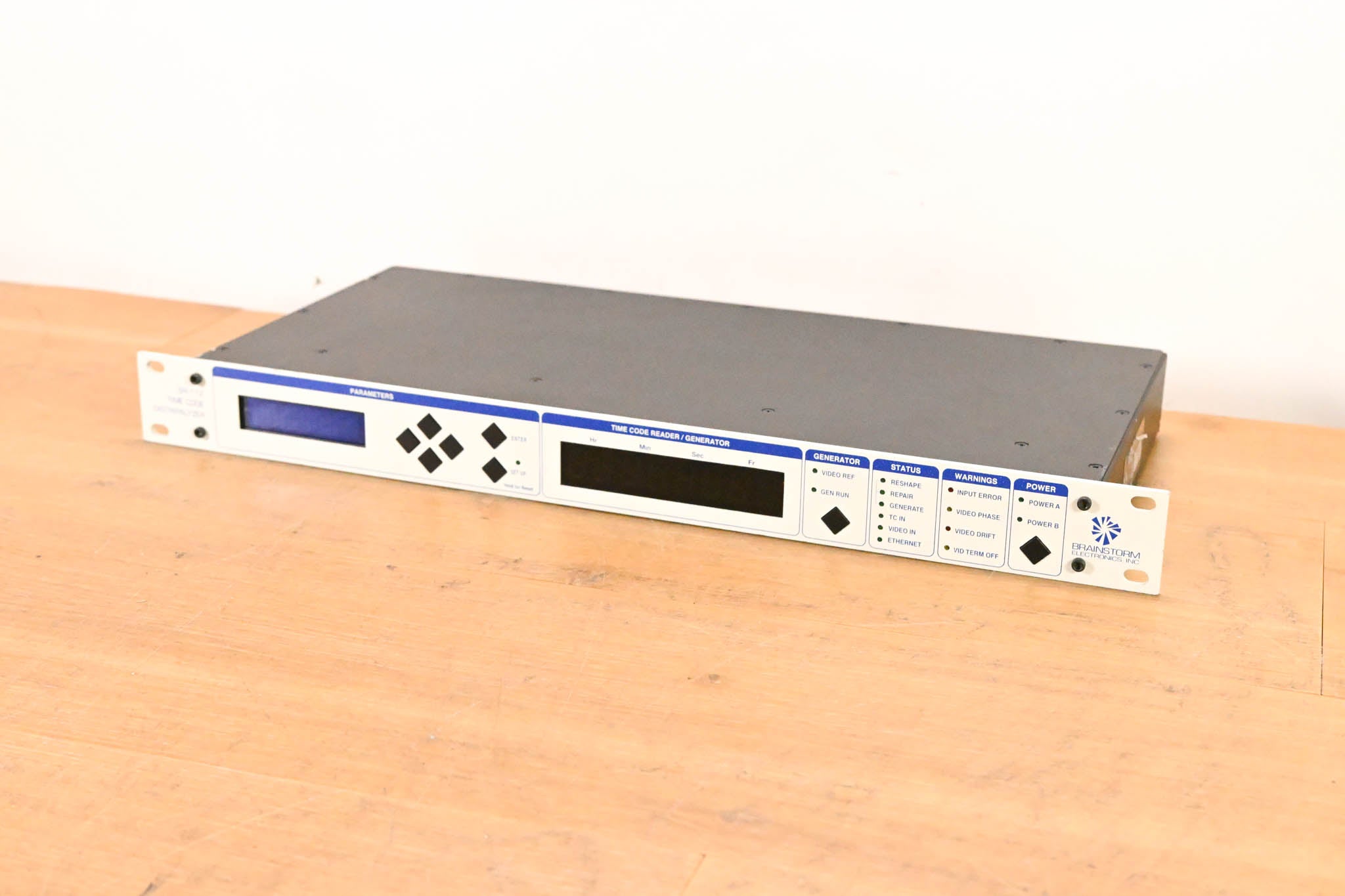 Brainstorm Electronics SR-112 Time Code Distripalyzer (NO POWER SUPPLY)